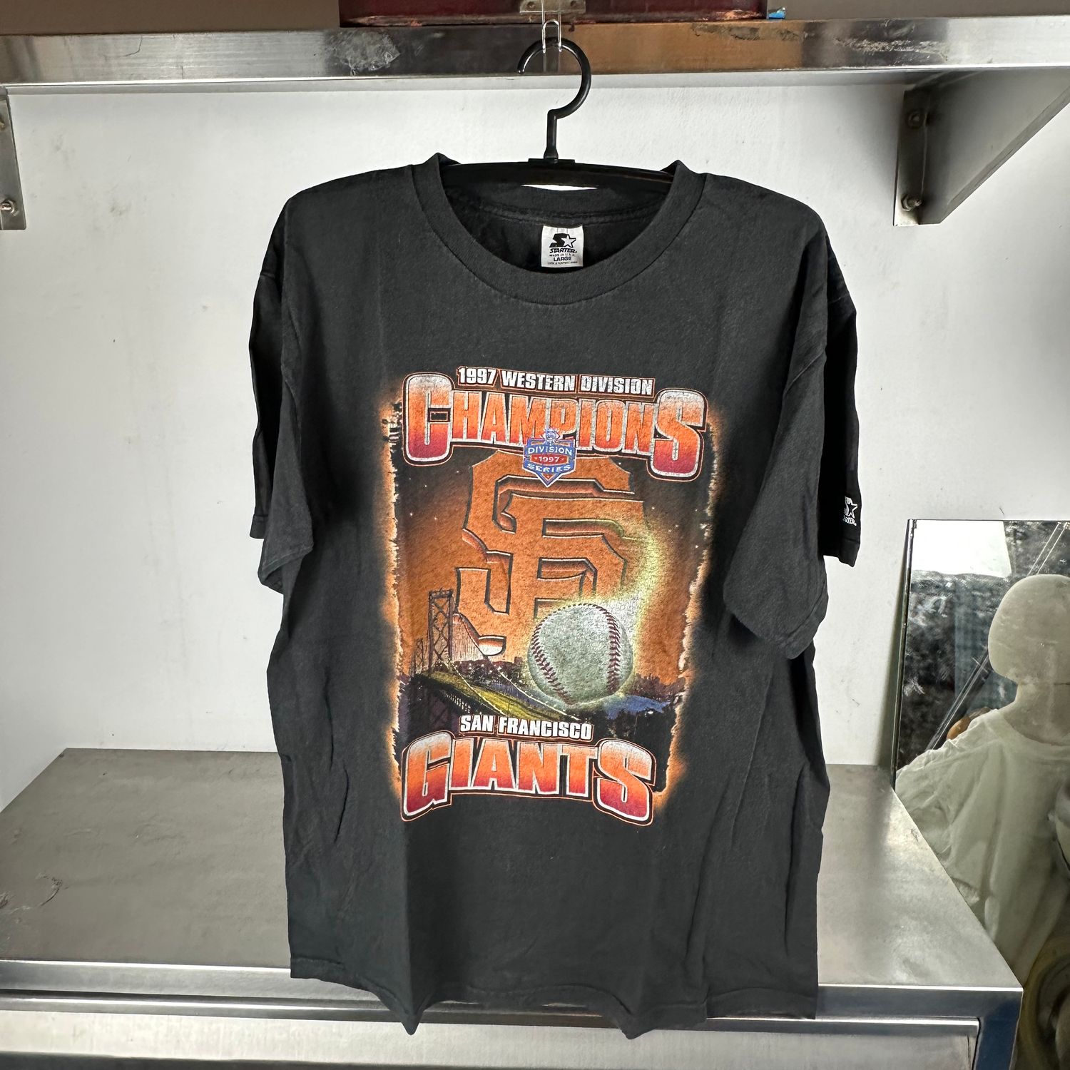 ​Vintage 1997 San Francisco Giants MLB Division Champions Starter T-Shirt
