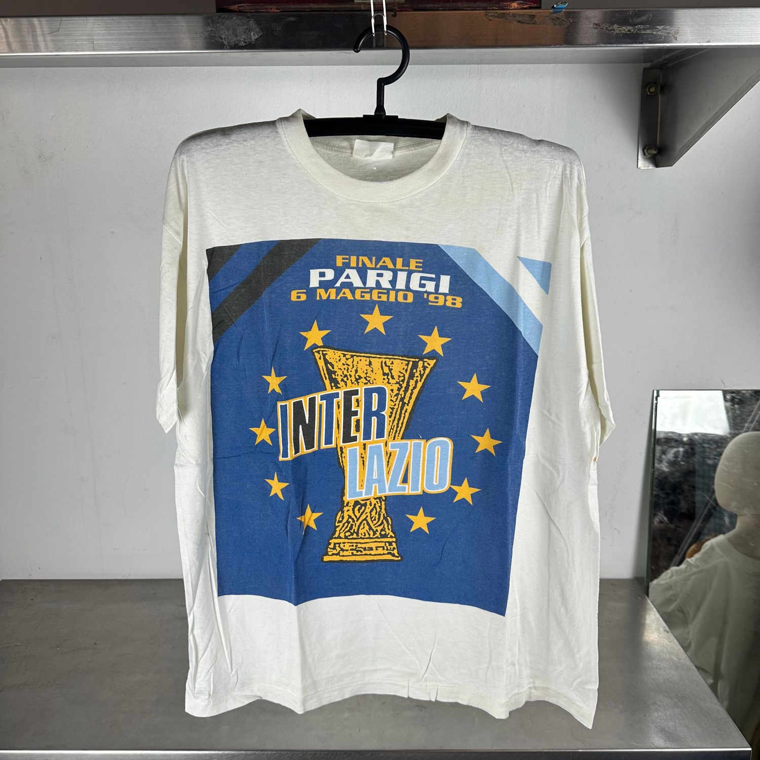 ​Vintage 1998 Finale Parigi Inter Milan VS Lazio FC Soccer T-Shirt
