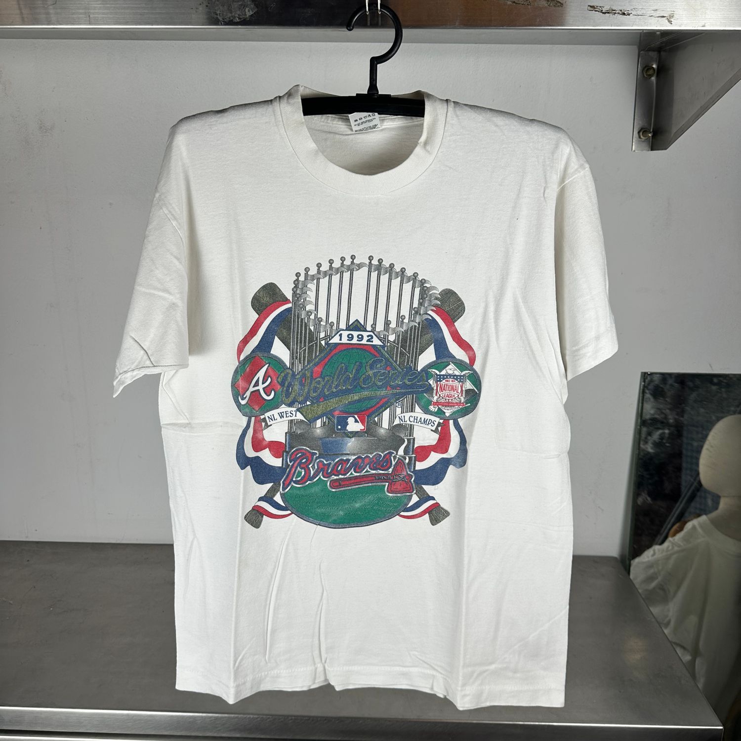 ​​Vintage 1992 Atlanta Braves MLB World Series Graphic T-Shirt