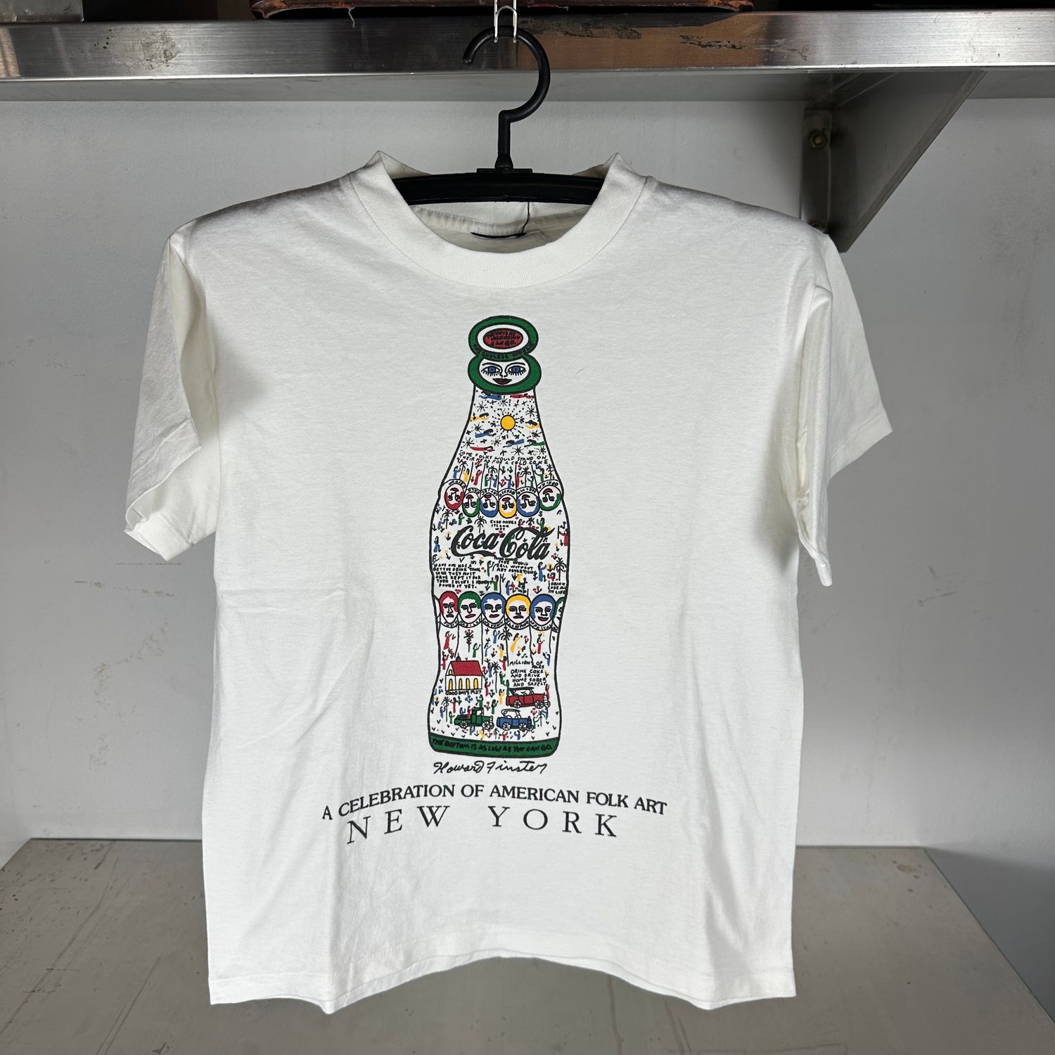 ​Vintage 80s/90s Coca Cola New York American Folk Art T-Shirt