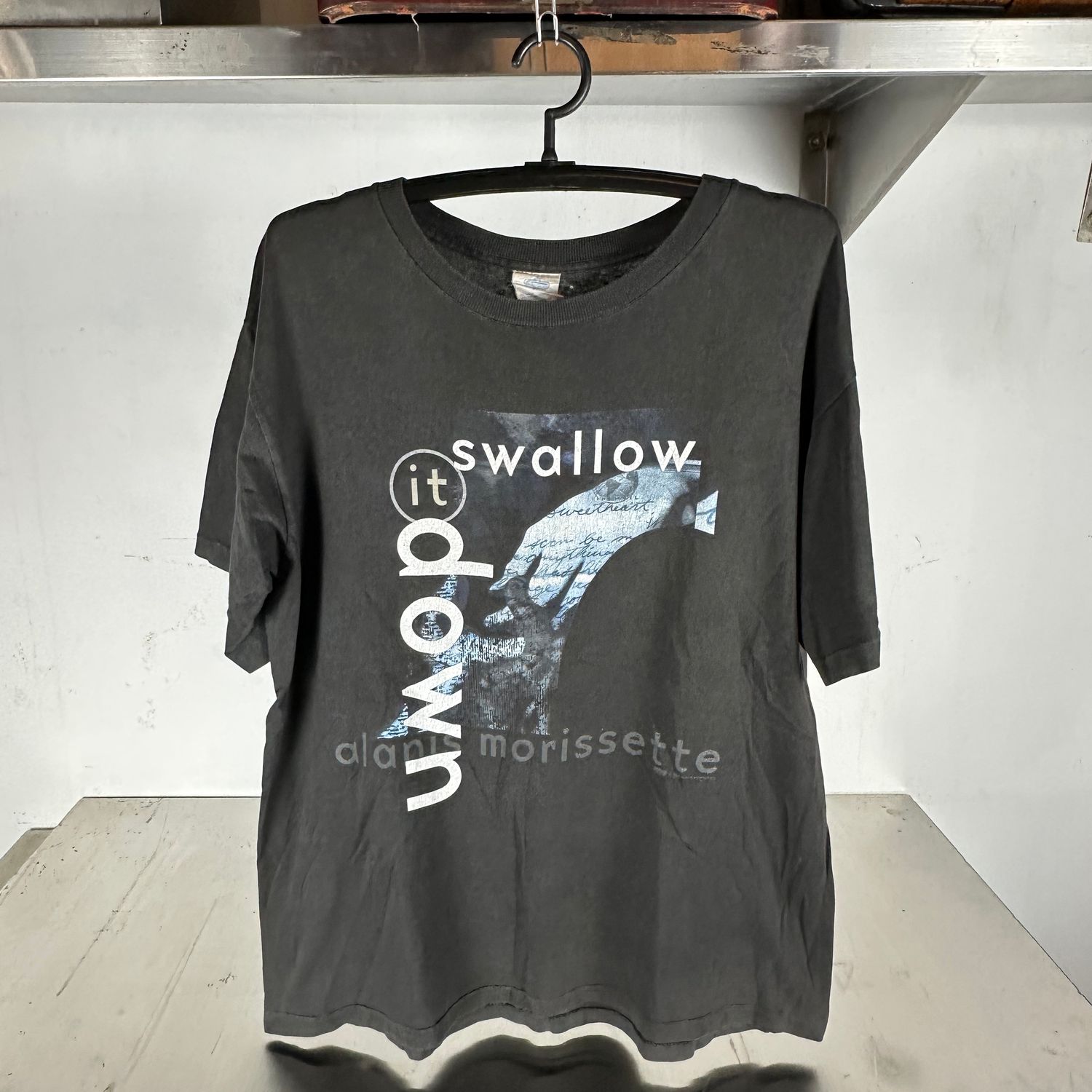 ​Vintage 90s Alanis Morissette Swallow It Down Tour T-Shirt