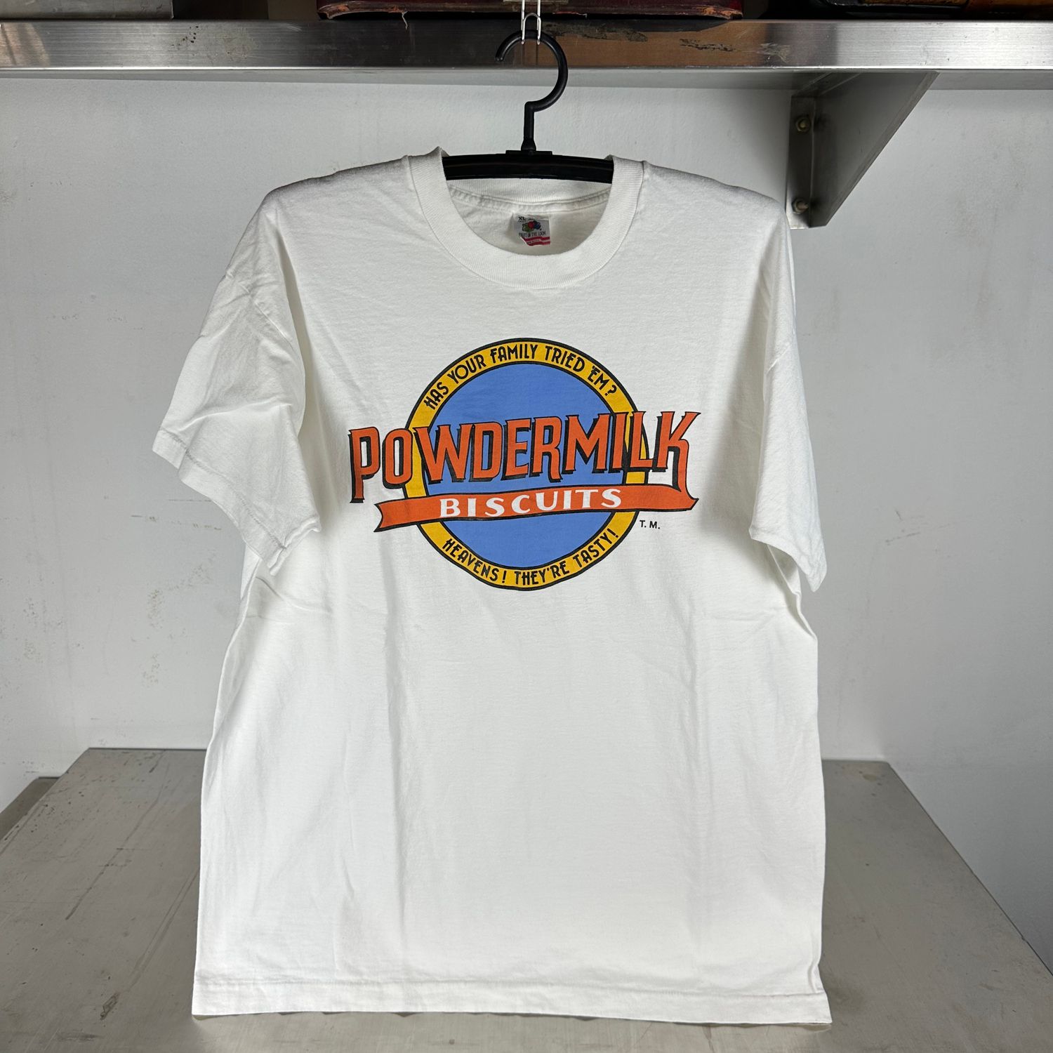 ​Vintage 90s Powdermilk Biscuits Snack Promo XL T-Shirt