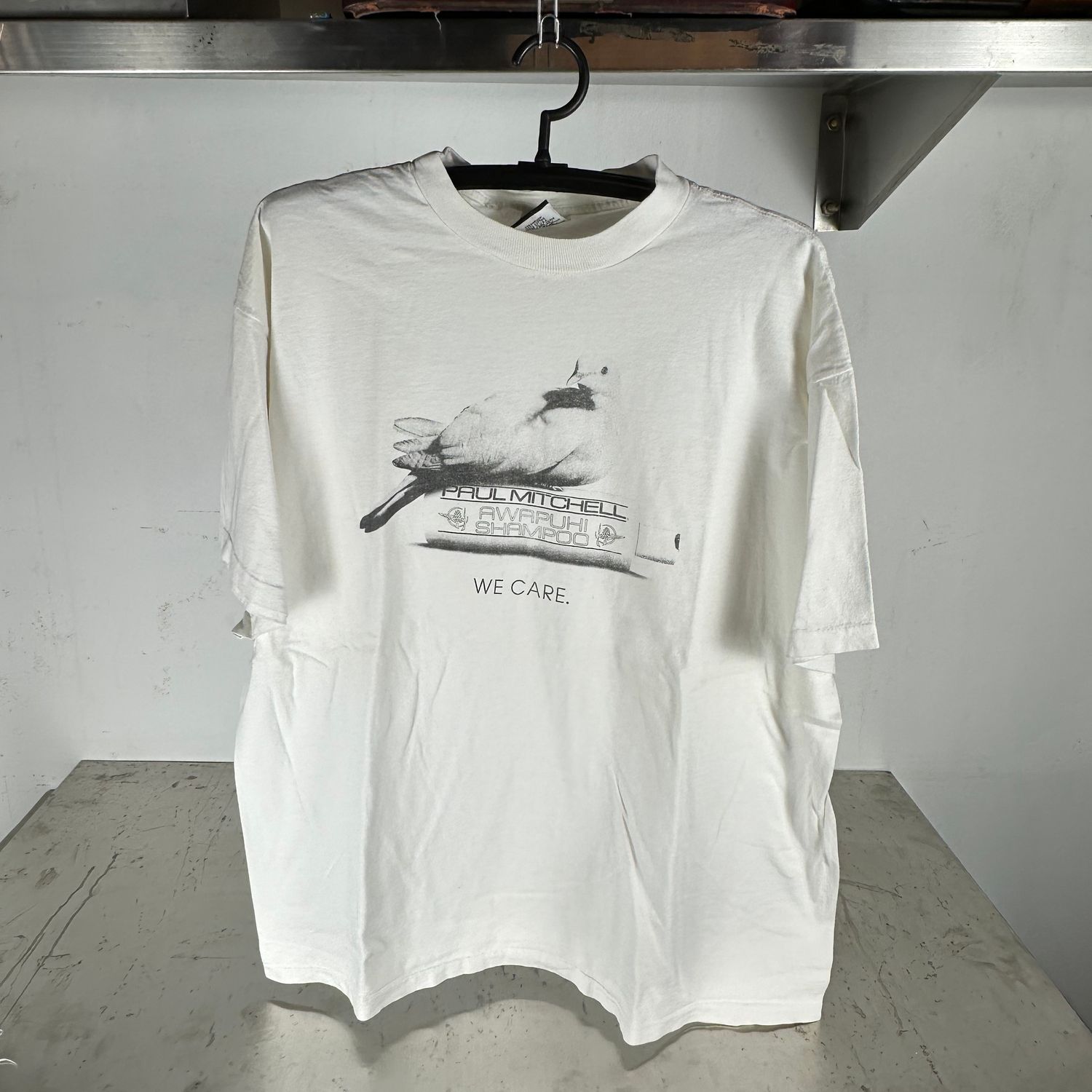 ​Vintage 90s Paul Mitchell We Care Hair Care Promo T-Shirt