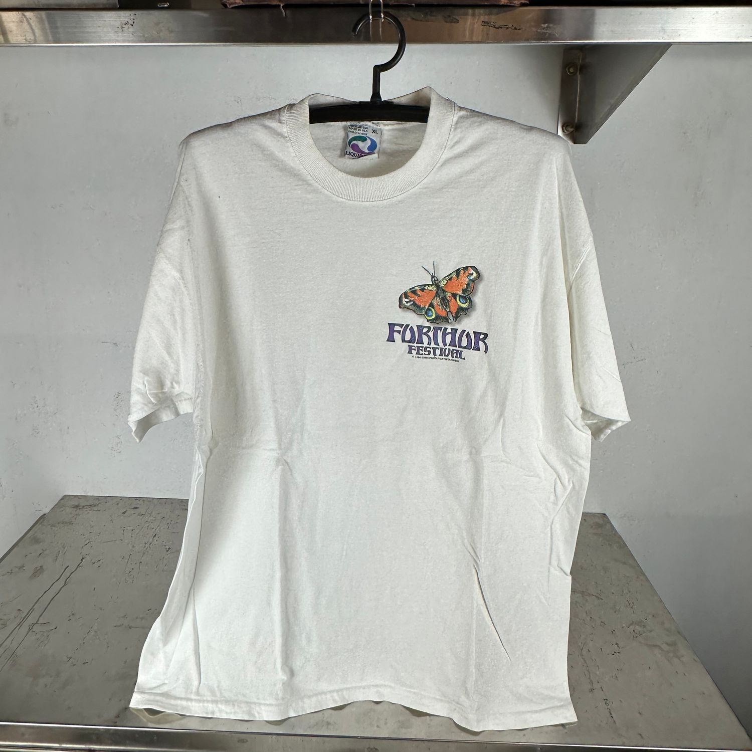 ​Vintage 1996 Furthur Festival Grateful Dead Liquid Blue XL T-Shirt