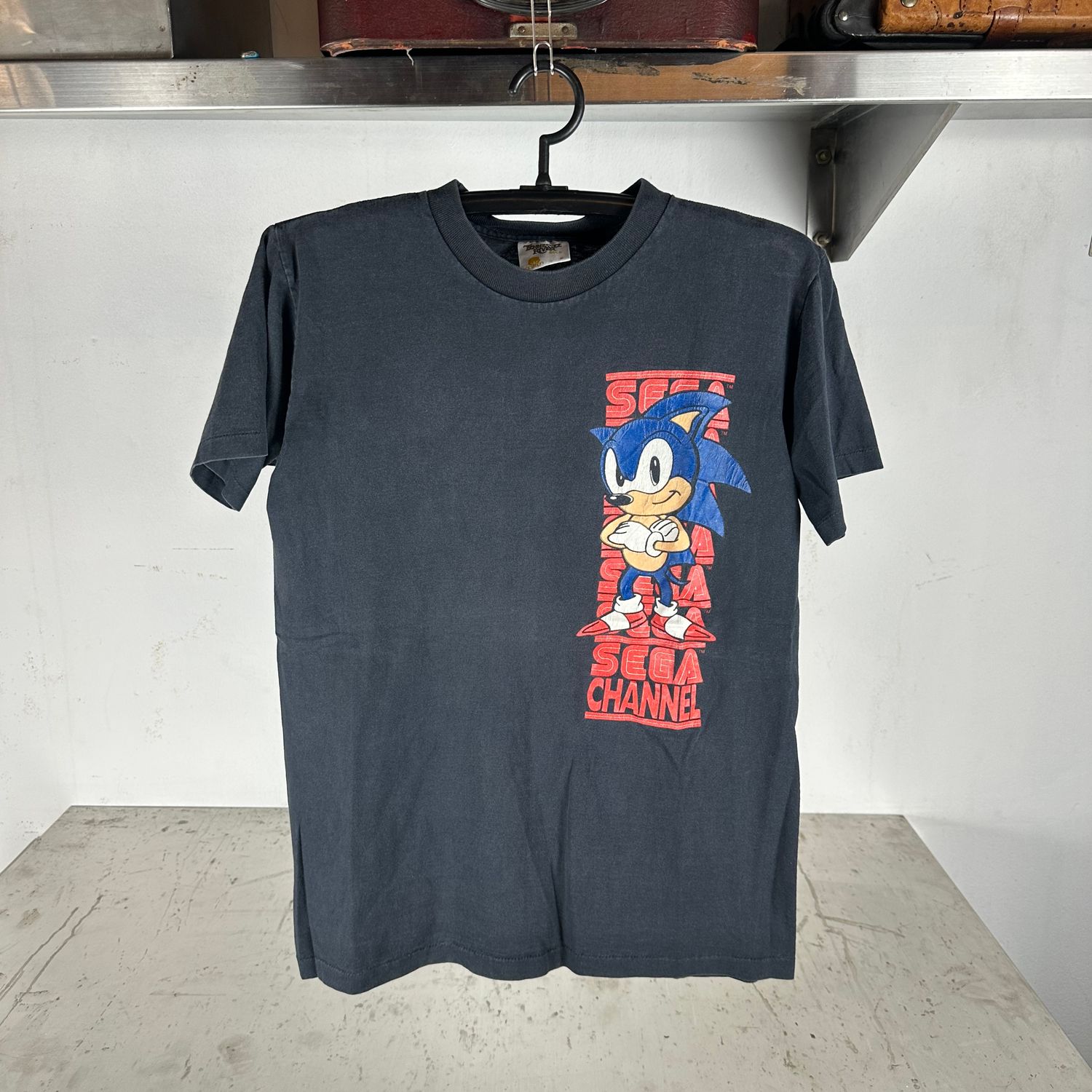 ​Vintage 90s Sonic the Hedgehog Sega Channel Promo Graphic T-Shirt