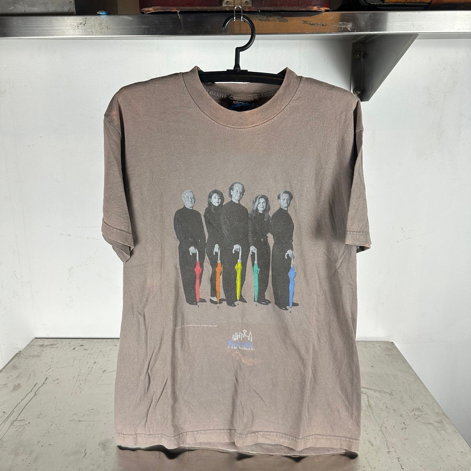 ​Vintage 1996 Frasier TV Sitcom Cast Promo Graphic Large  T-Shirt