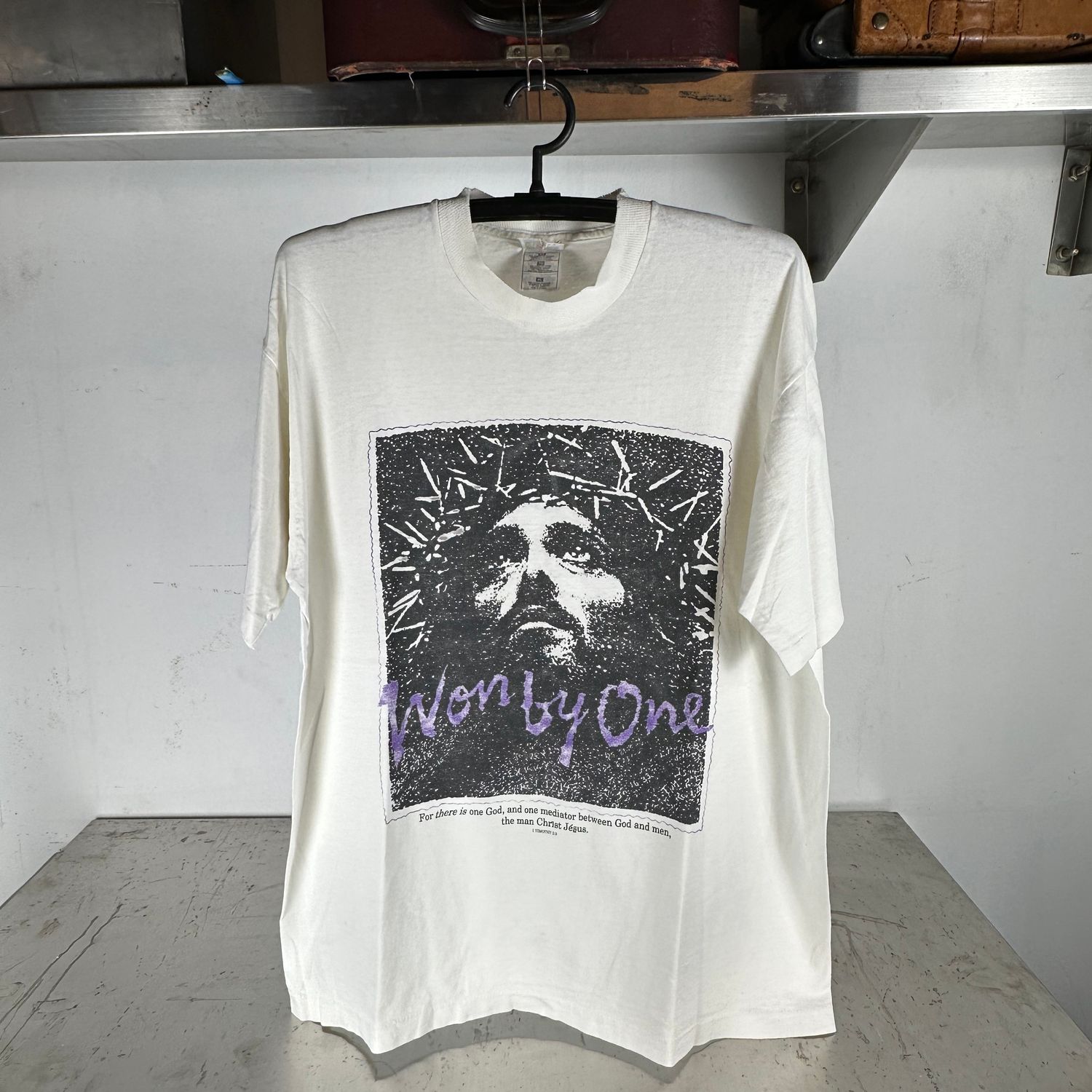 ​Vintage 90s Jesus Christ Won By One Graphic XL T-Shirt