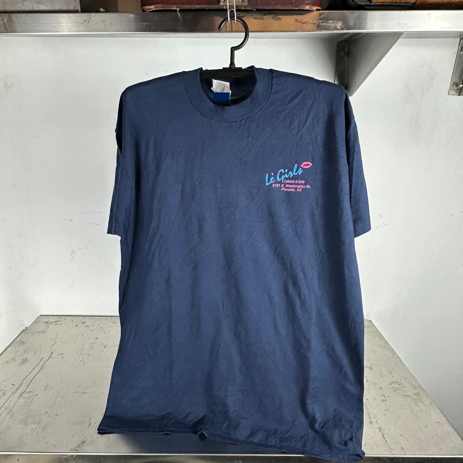 ​Vintage 90s Le Girls Nude Cabaret Strip Club Promo XL T-Shirt