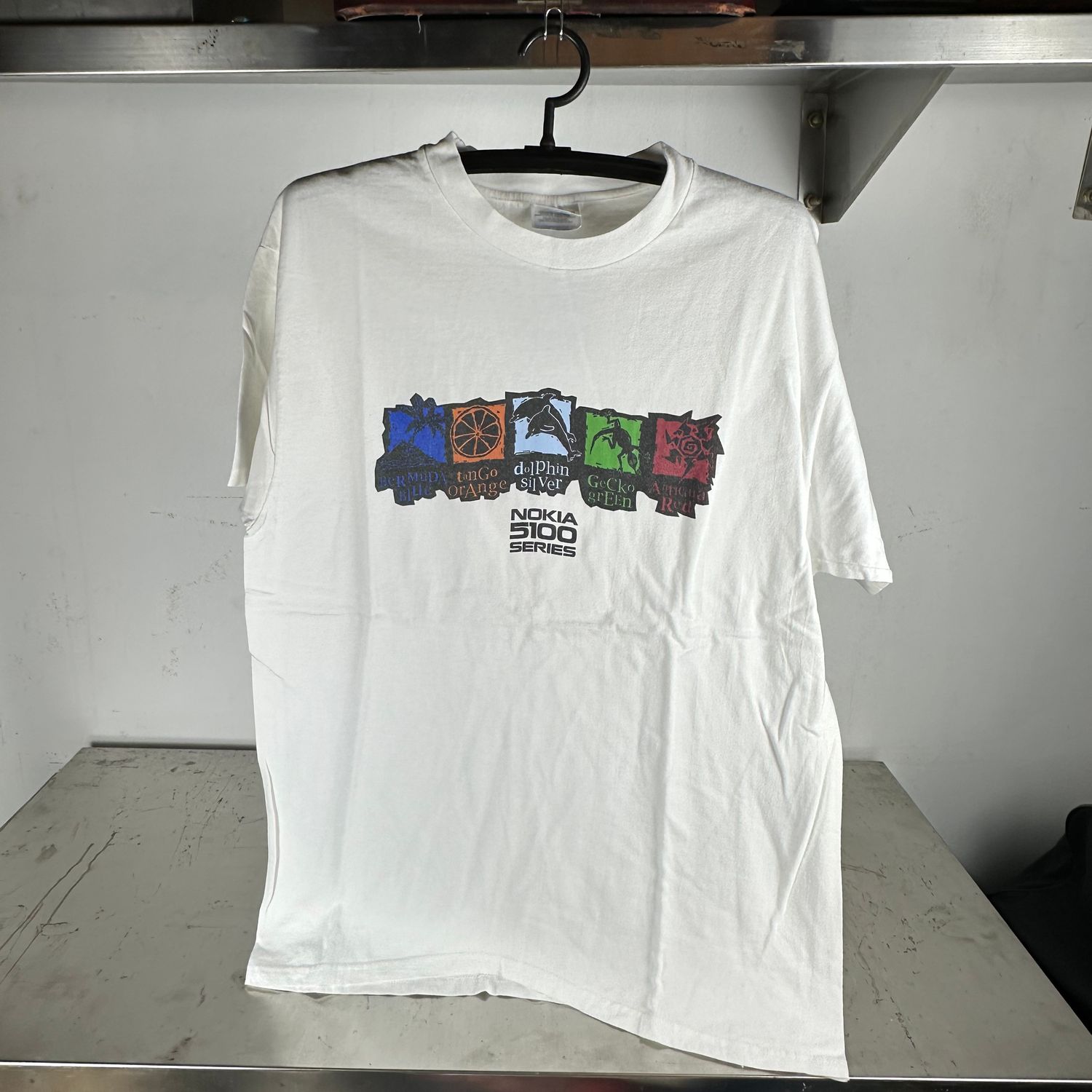 ​​Vintage 2003 Nokia 5100 Series Mobile Phone Promo Graphic T-shirt