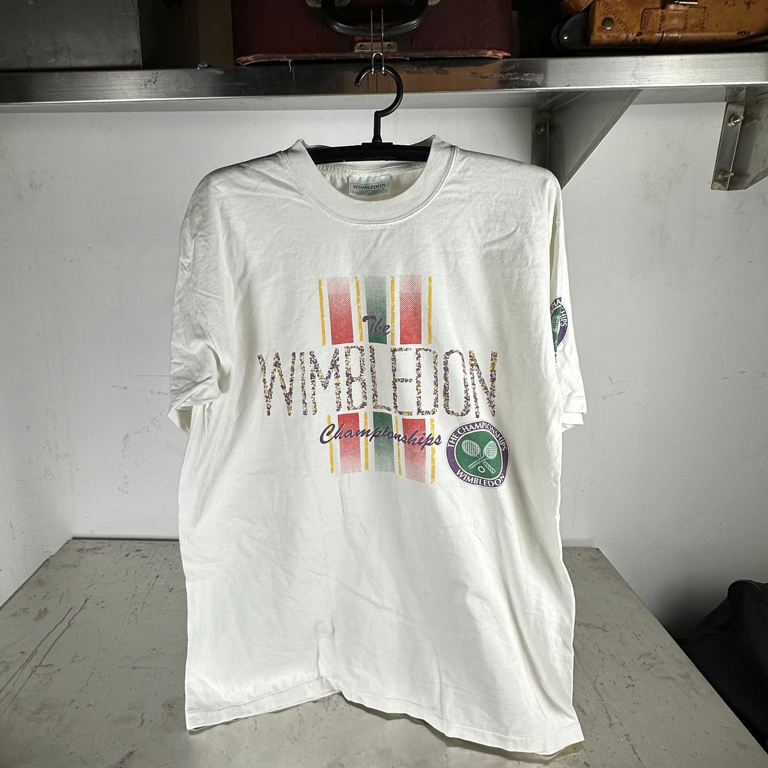 ​Vintage 90s Wimbledon Tennis Championship Tennis Museum XL​ T-shirt