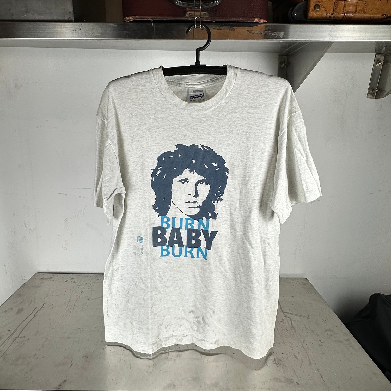 ​Vintage 90s Jim Morrison The Doors Burn Baby Burn Graphic Large T-shirt