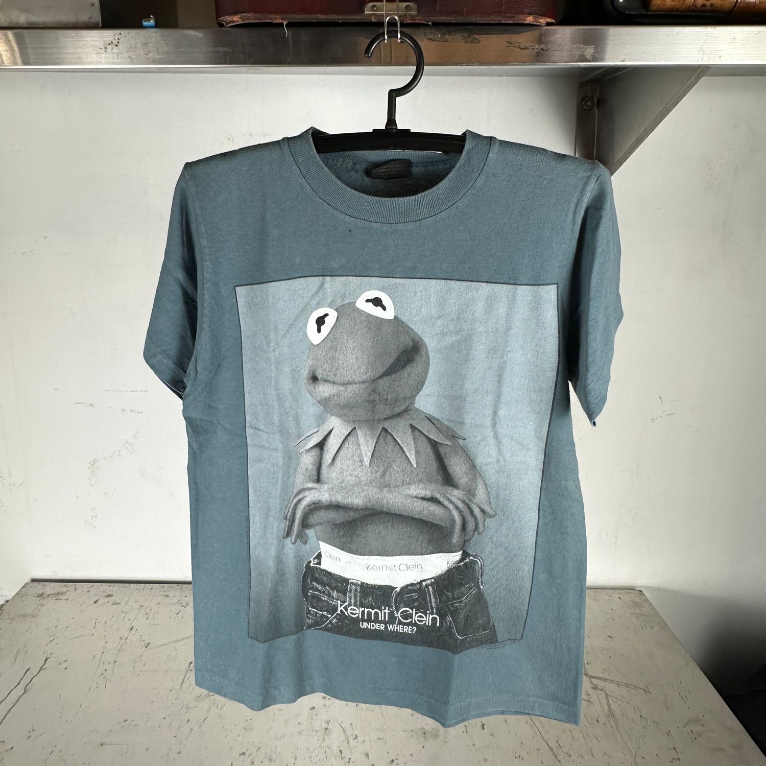​Vintage 90s Kermit The Frog Kermit Clein Parody Graphic T-shirt