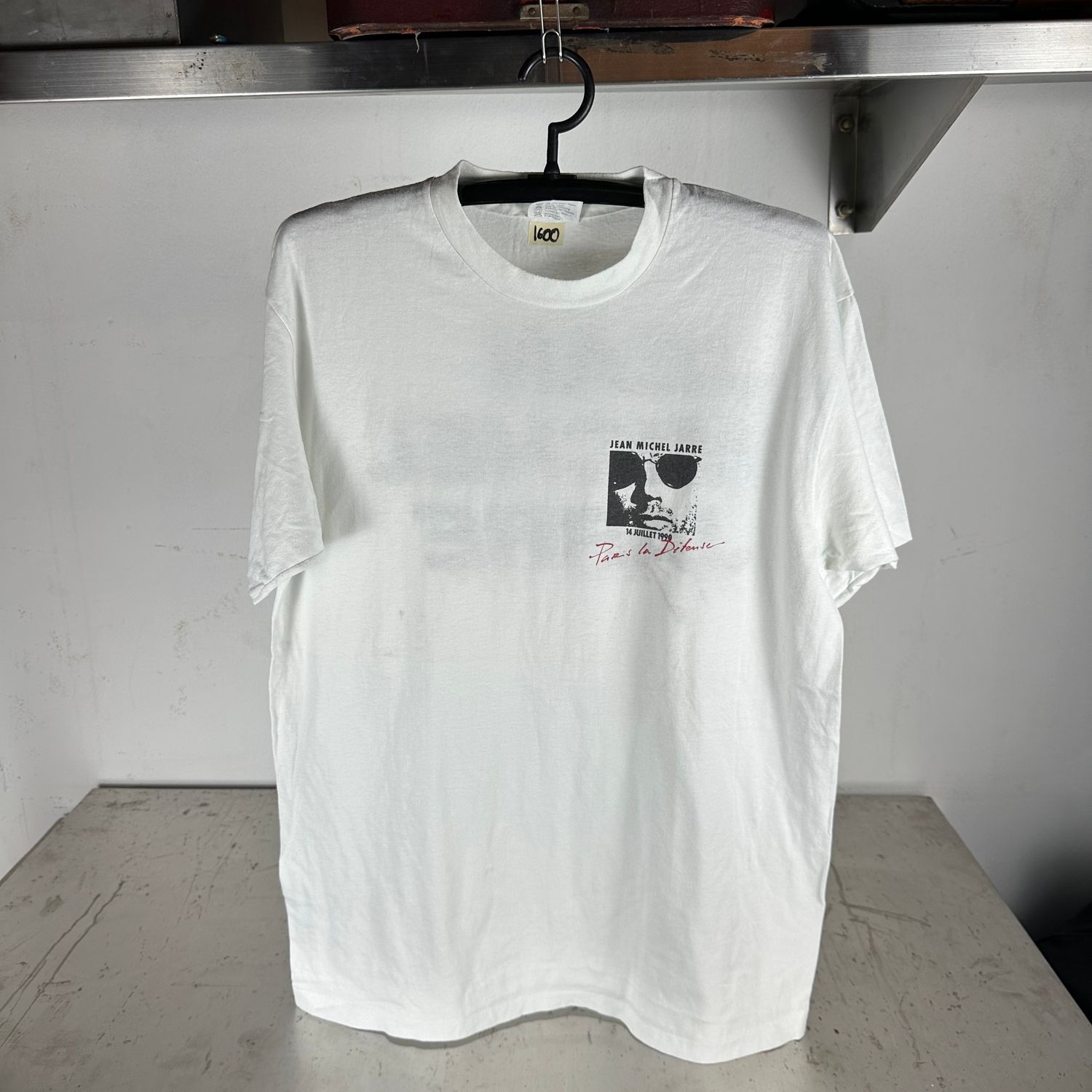 ​Vintage 1990 Jean Michel Jarre Paris La Difense Large T-shirt