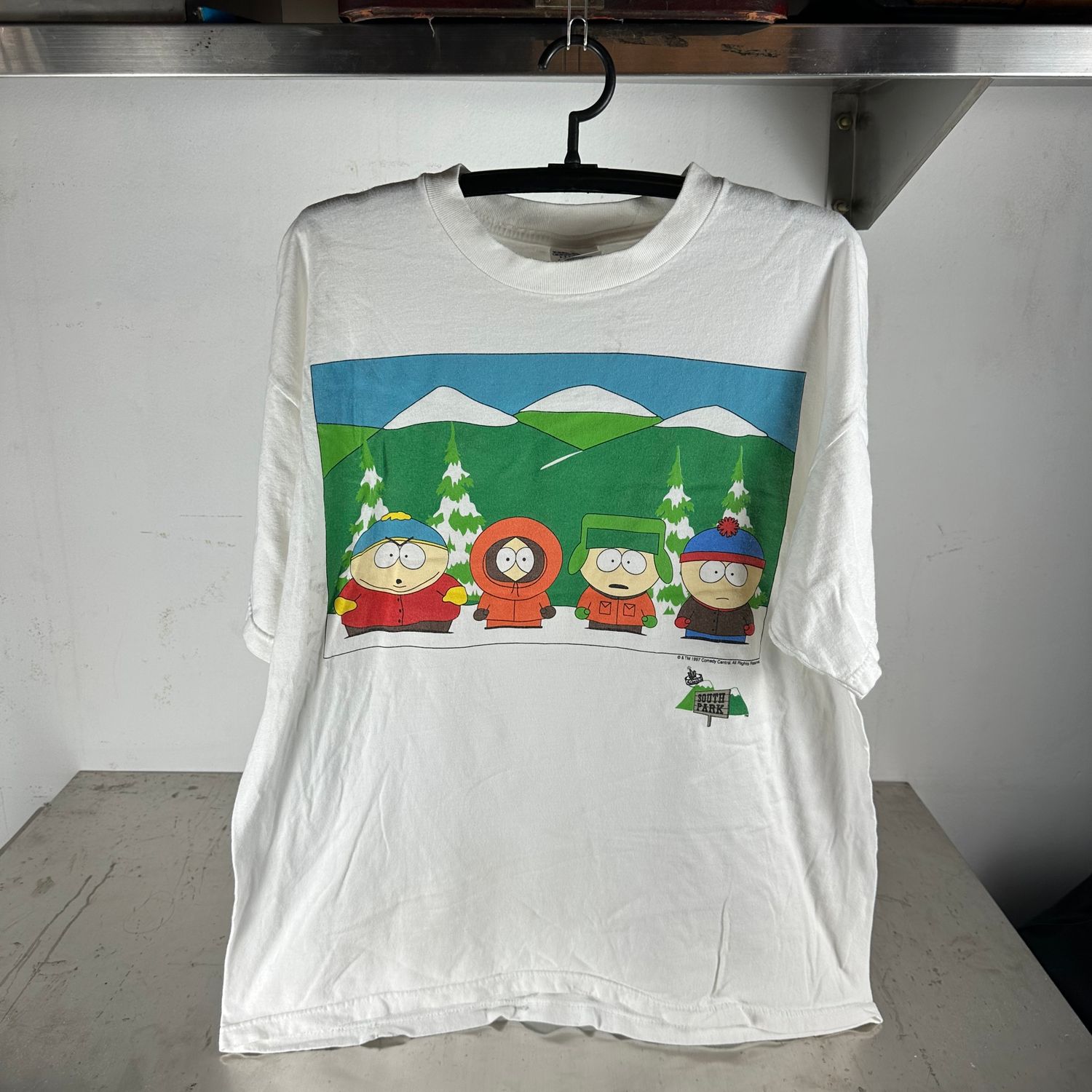 ​​Vintage 1997 South Park Comedy Central The Boys Graphic T-shirt