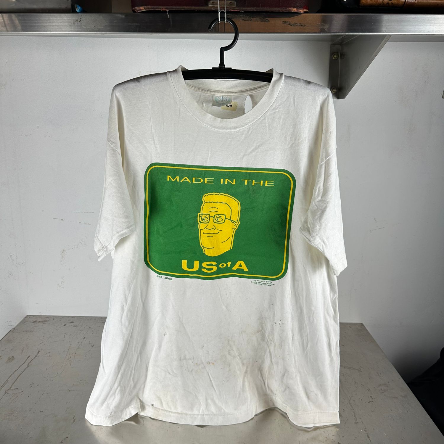 ​​Vintage 1999 King Of The Hill Mike Judge Promo Thrashed T-shirt