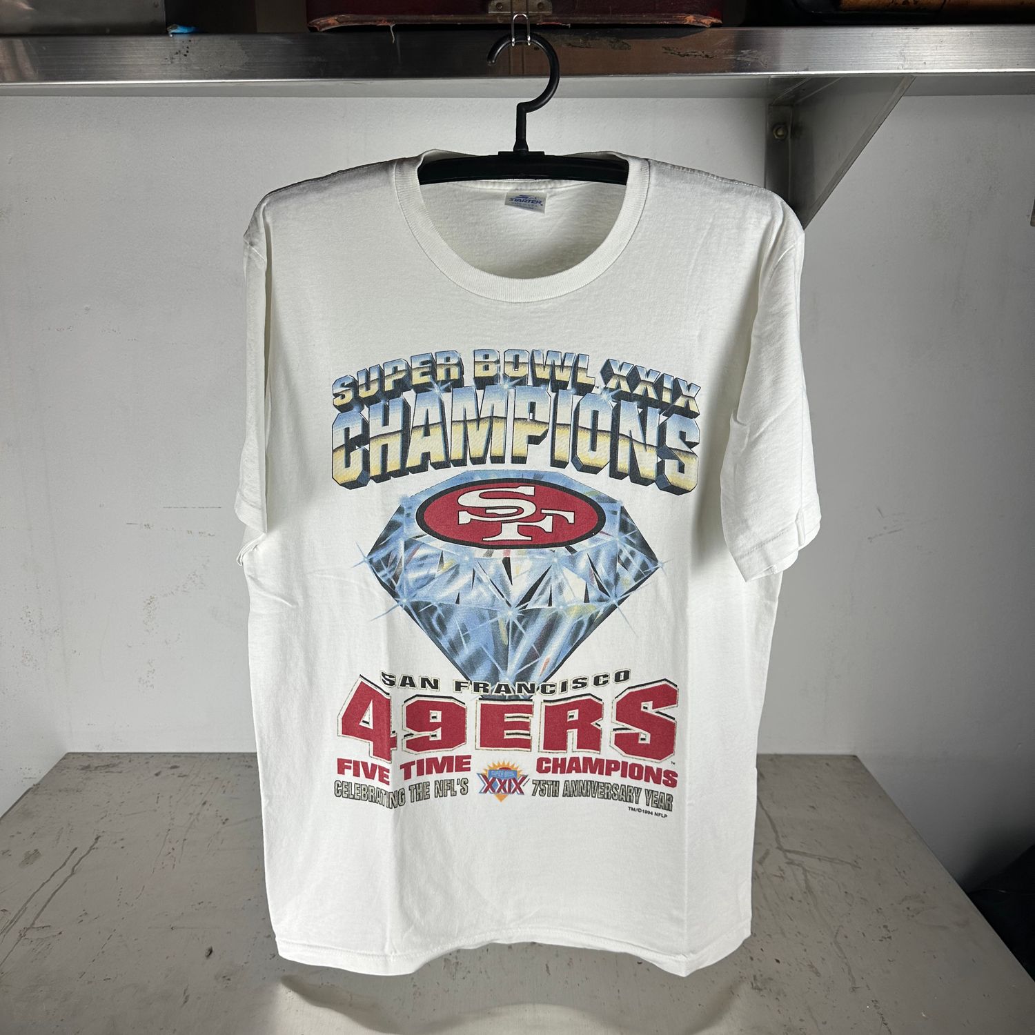 ​​​Vintage 1994 San Francisco 49ers NFL Super Bowl Champions T-shirt