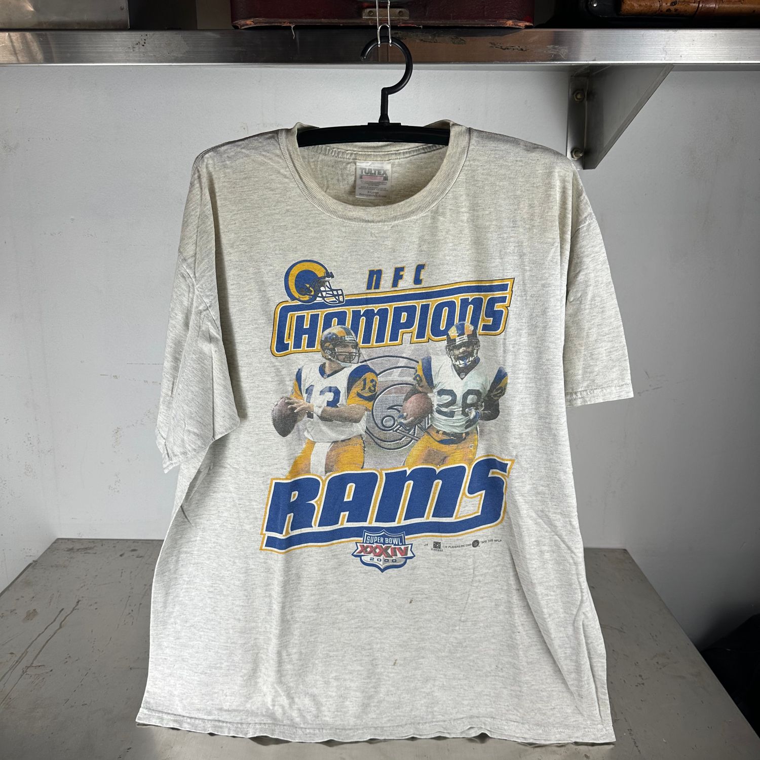 ​​Vintage 2000 Los Angeles Rams NFC Champions Graphic T-shirt