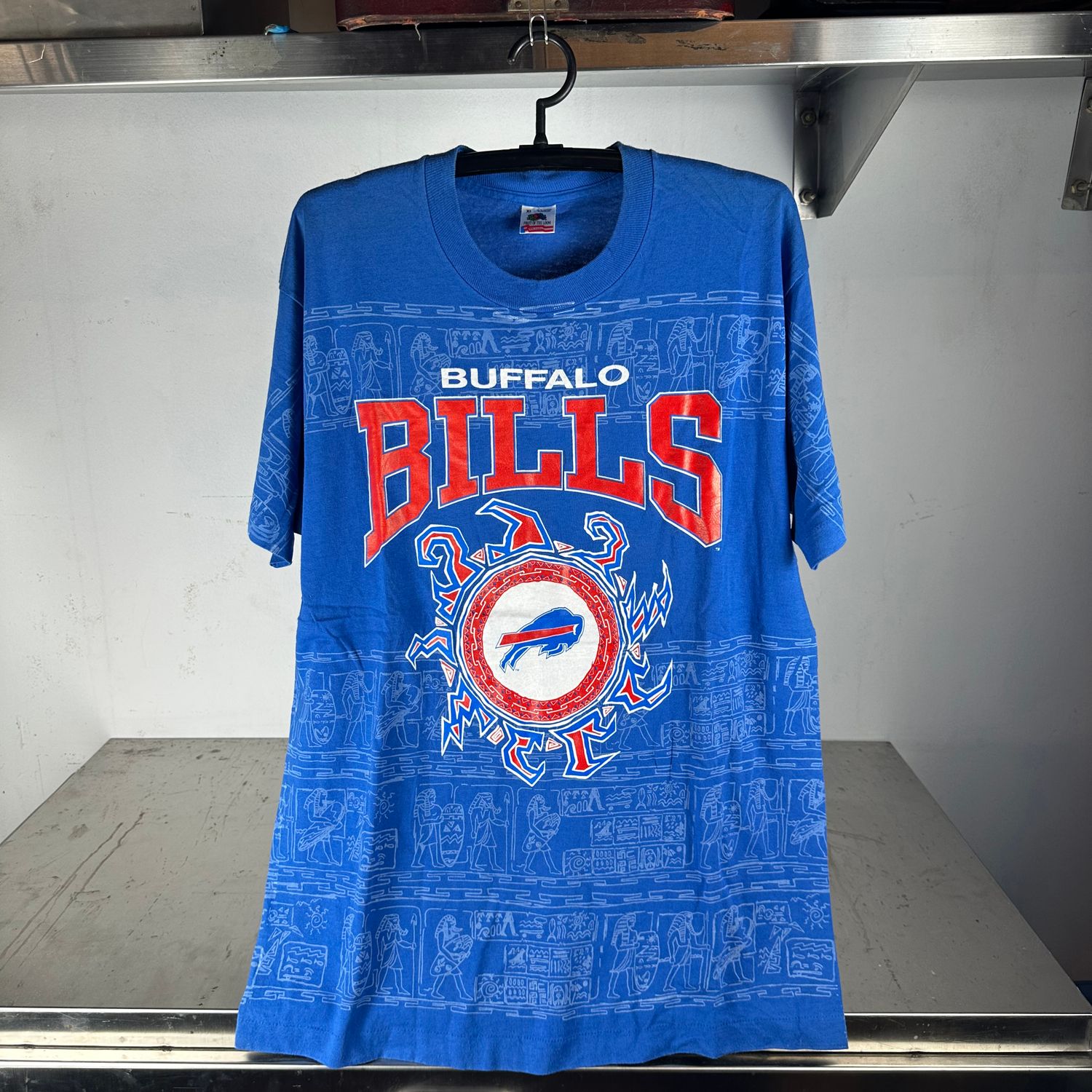 ​​Vintage 90s Buffalo Bills All Over Print NFL AOP XL T-shirt