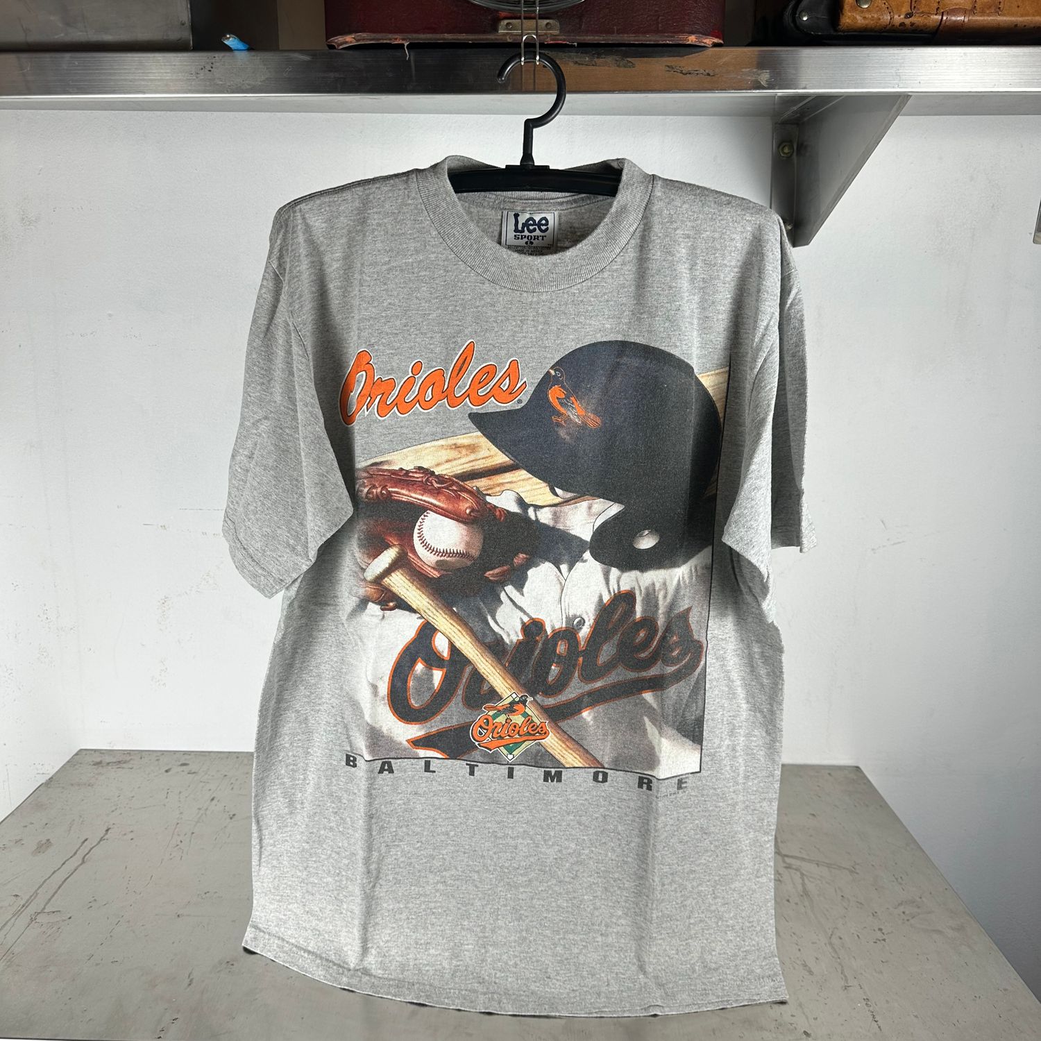 ​​Vintage 90s Baltimore Orioles Baseball MLB Graphic Large T-shirt