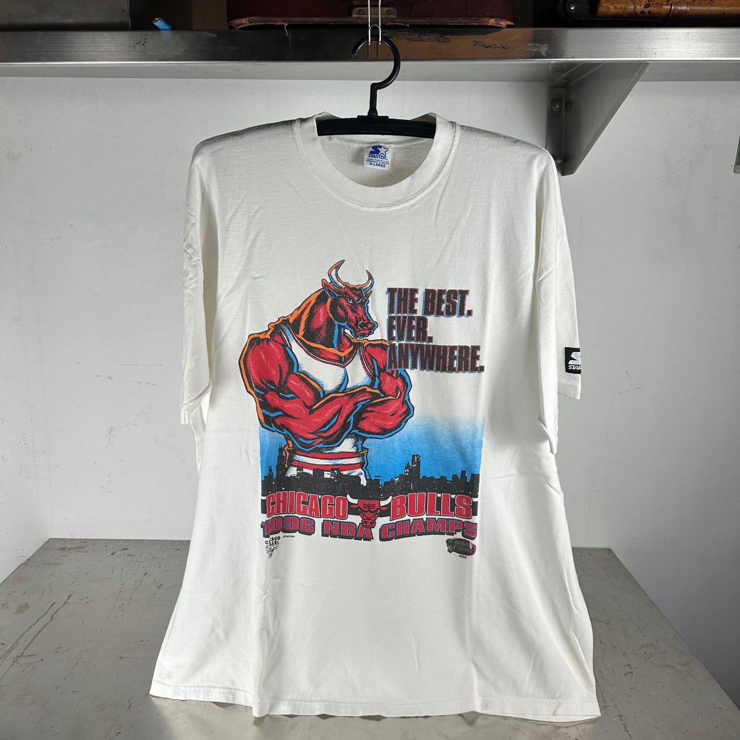 ​​Vintage 1996 Chicago Bulls NBA Champs The Best Ever Anywhere T-shirt