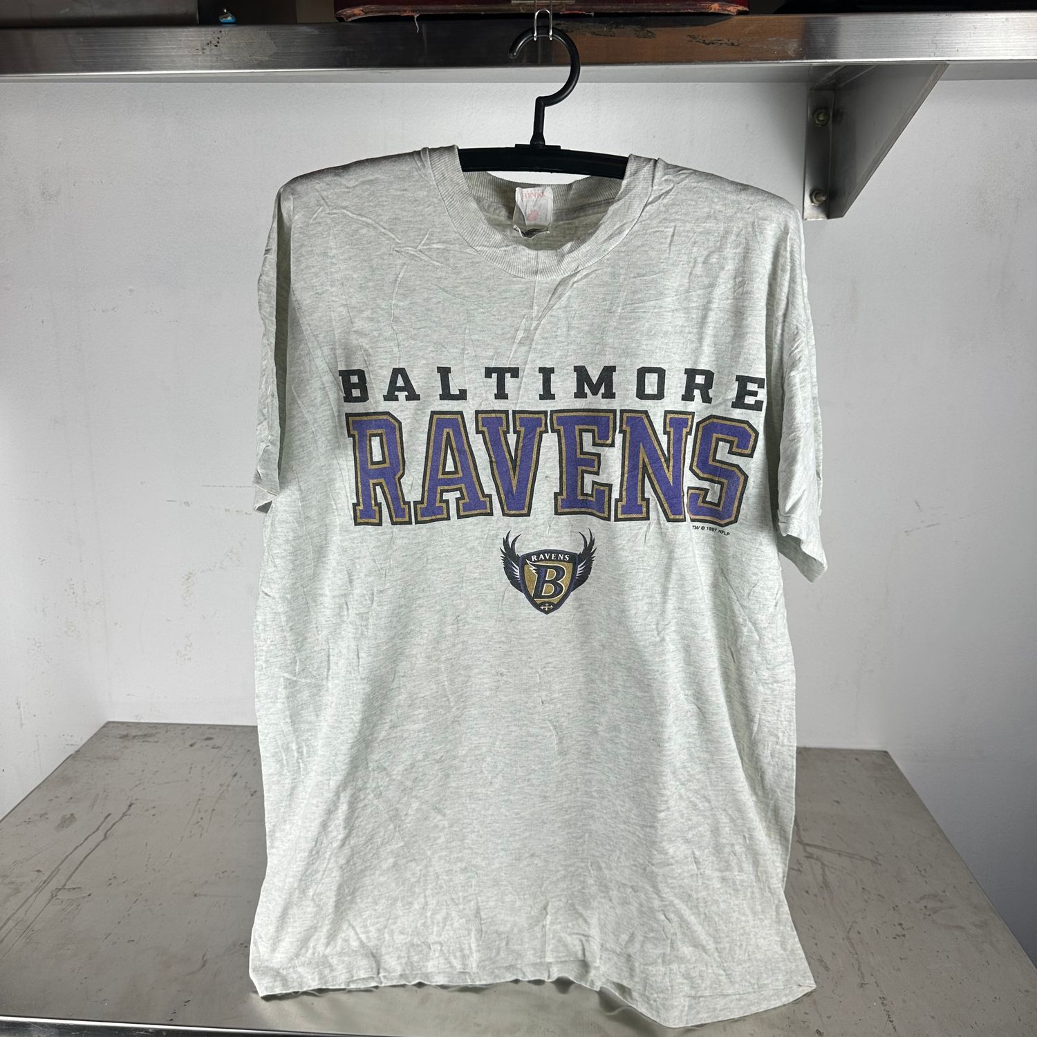 ​​Vintage 1997 Baltimore Ravens Football NFL XL T-shirt