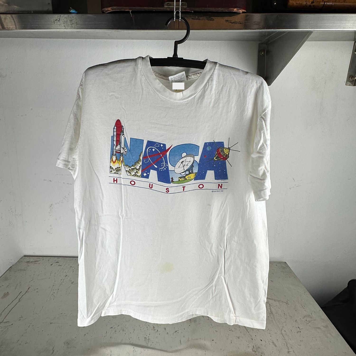 ​​Vintage 1991 NASA Houston Logo Space Artwork T-shirt