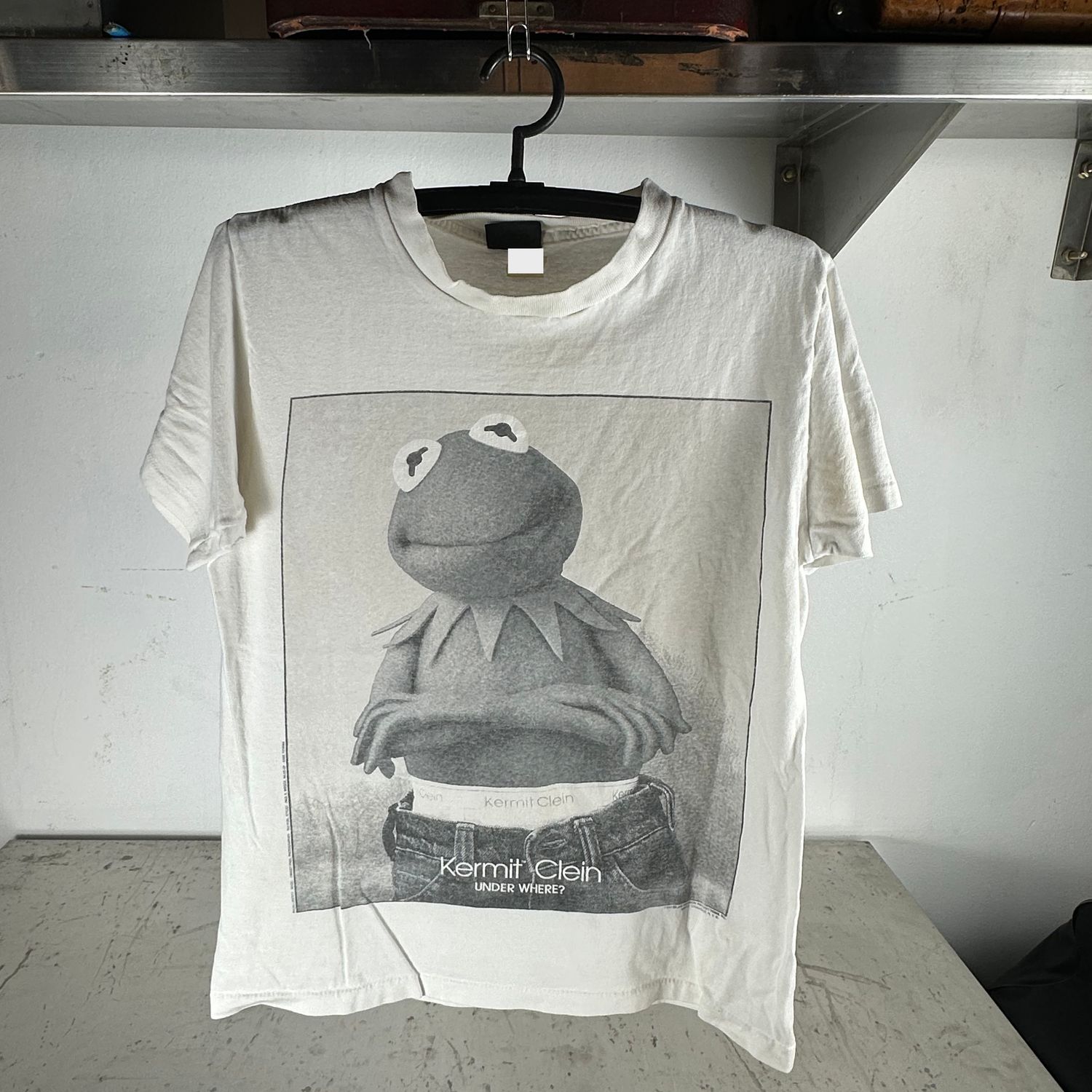 ​​Vintage 90s Kermit The Frog Kermit Clein Under Where? Graphic T-shirt