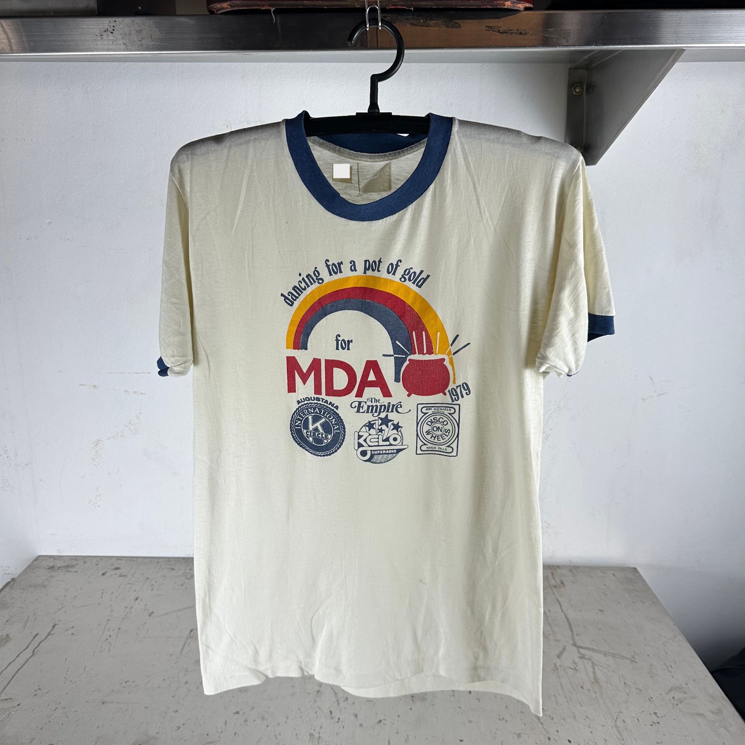 ​​Vintage 1979 Dancing For A Pot of Gold For MDA Ringer T-shirt