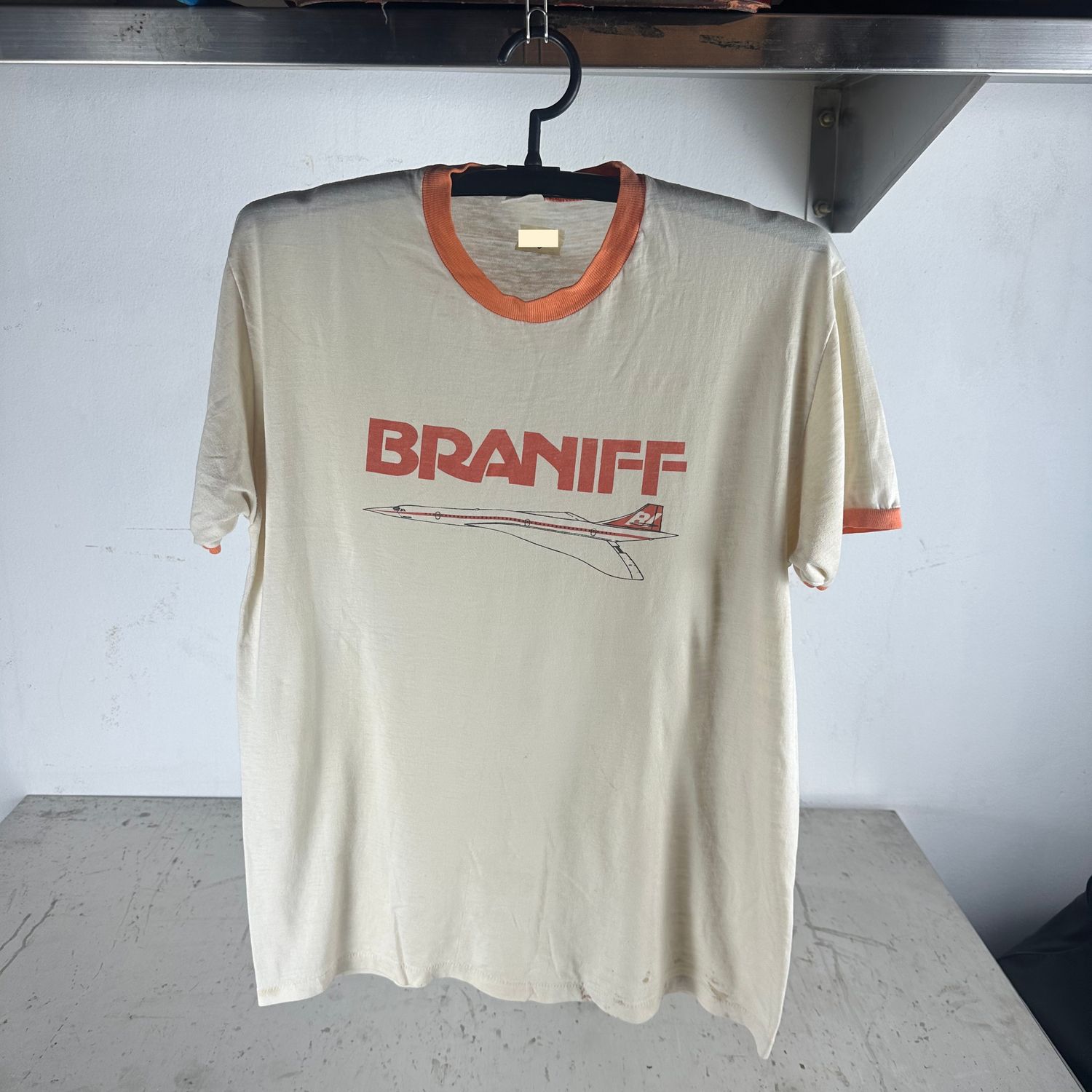 ​​Vintage 1960's - 1980's Braniff Airways Plane Graphic T-shirt
