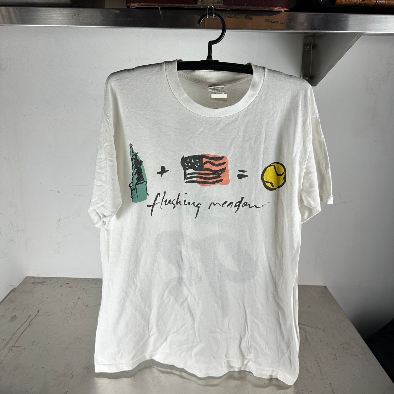 ​​Vintage Nike 1993 US Open Tennis New York Flushing Meadows Graphic T-shirt