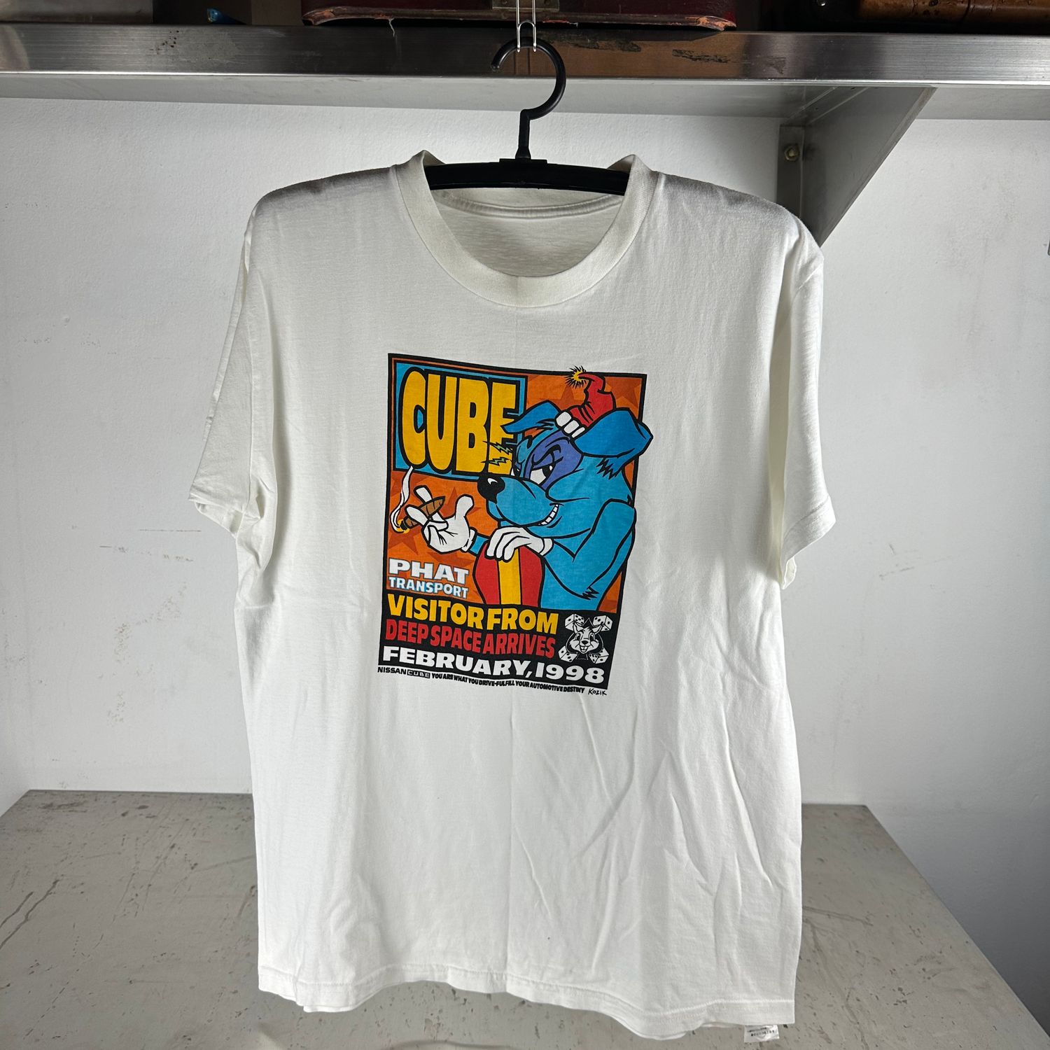 ​​Vintage 1998 Frank Kozik Cube Phat Transport Graphic T-shirt