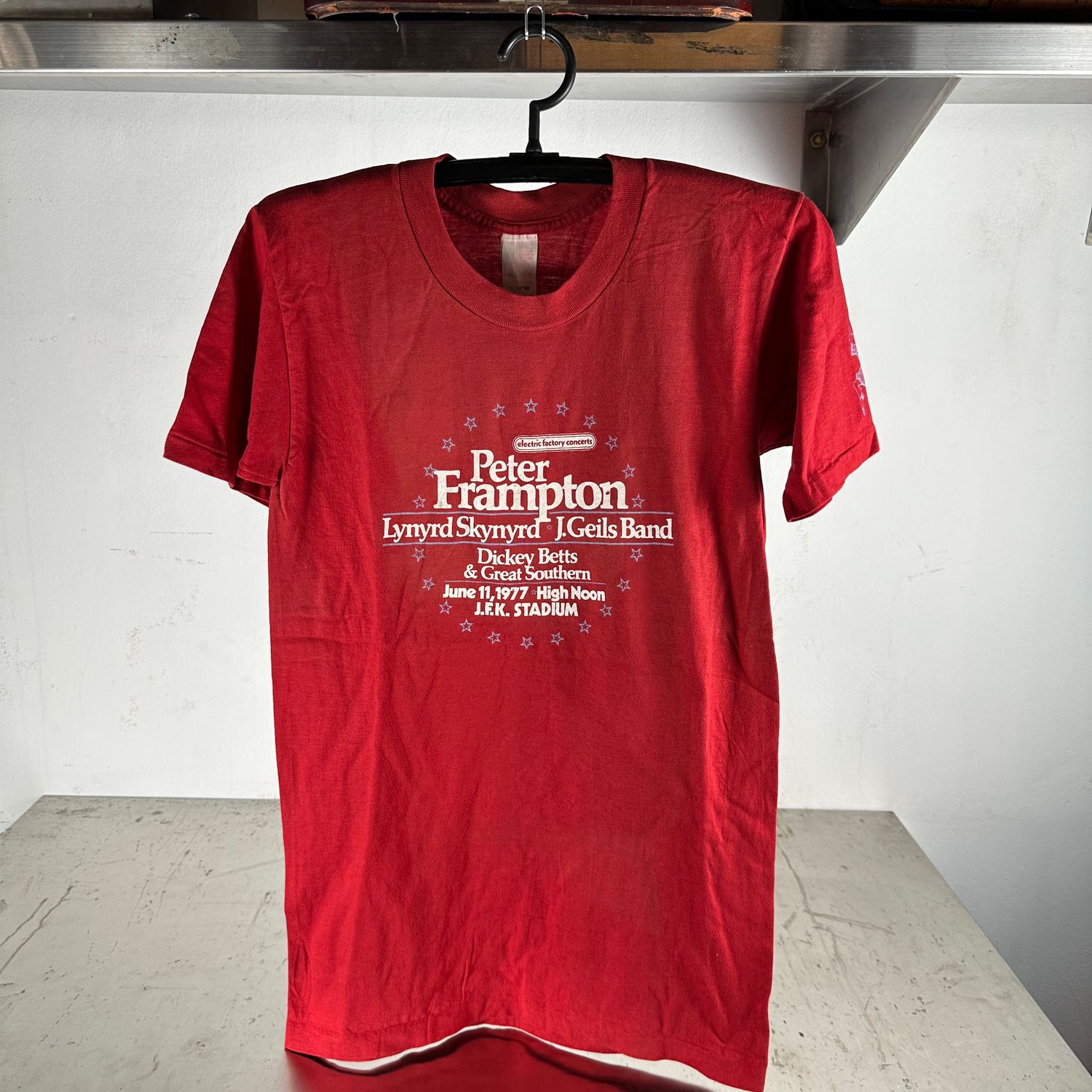 ​​Vintage 1977 Peter Frampton Lynyrd Skynyrd J. Geils Band Concert T-shirt