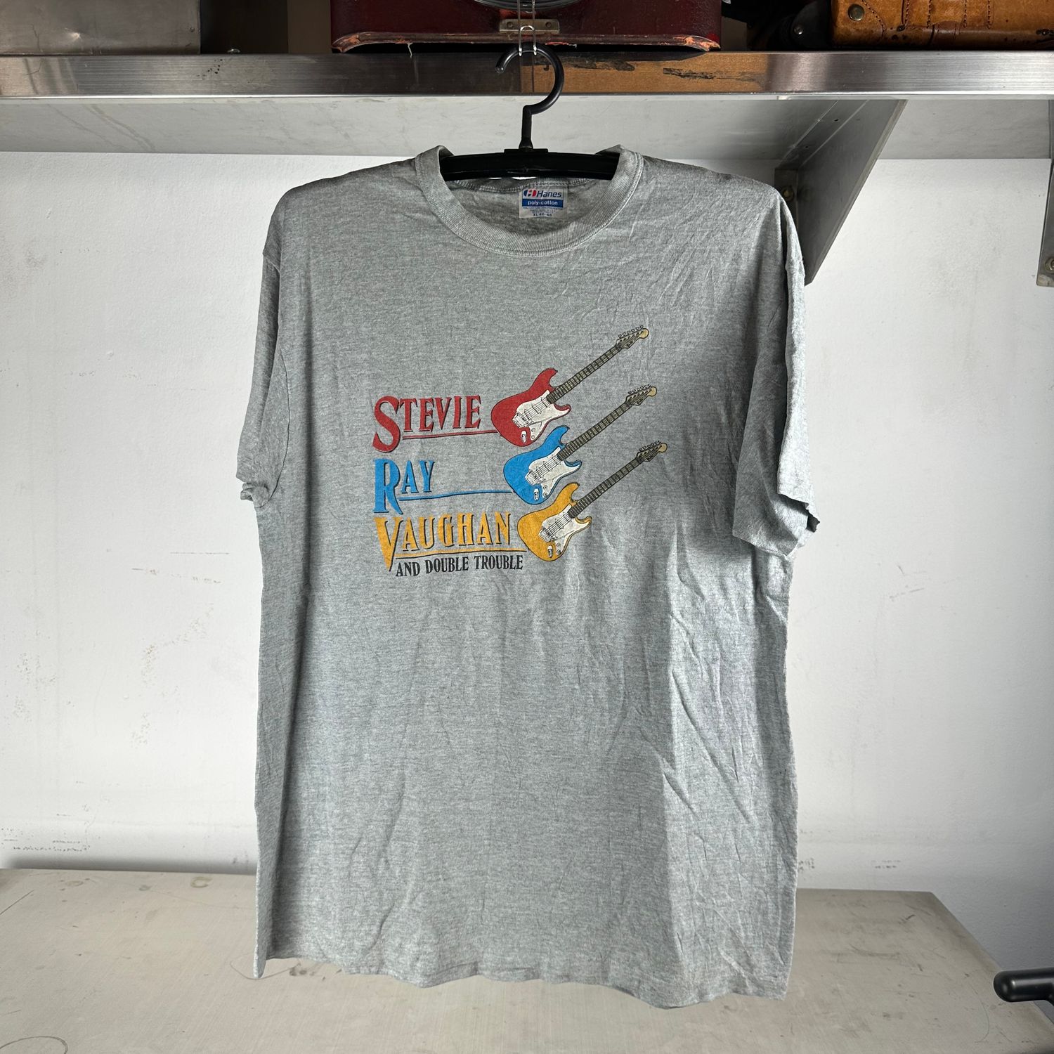 ​​Vintage 80s Stevie Ray Vaughan And Double Trouble Live Concert T-shirt