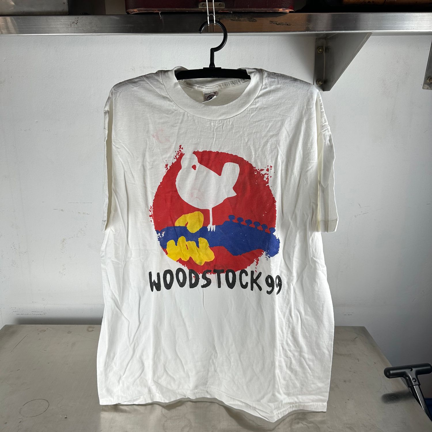 ​​Vintage 1999 Woodstock Music Festival Concert Lineup Promo T-shirt