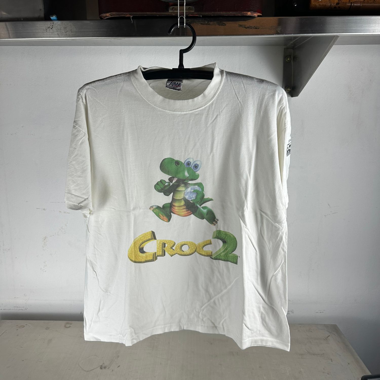 ​​Vintage 1999 Croc 2 Video Game Playstation Microsoft Promo T-shirt