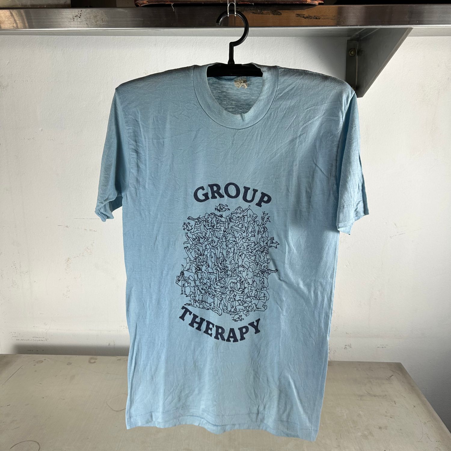 ​​Vintage 70s Group Therapy Orgy Sex Graphic T-shirt
