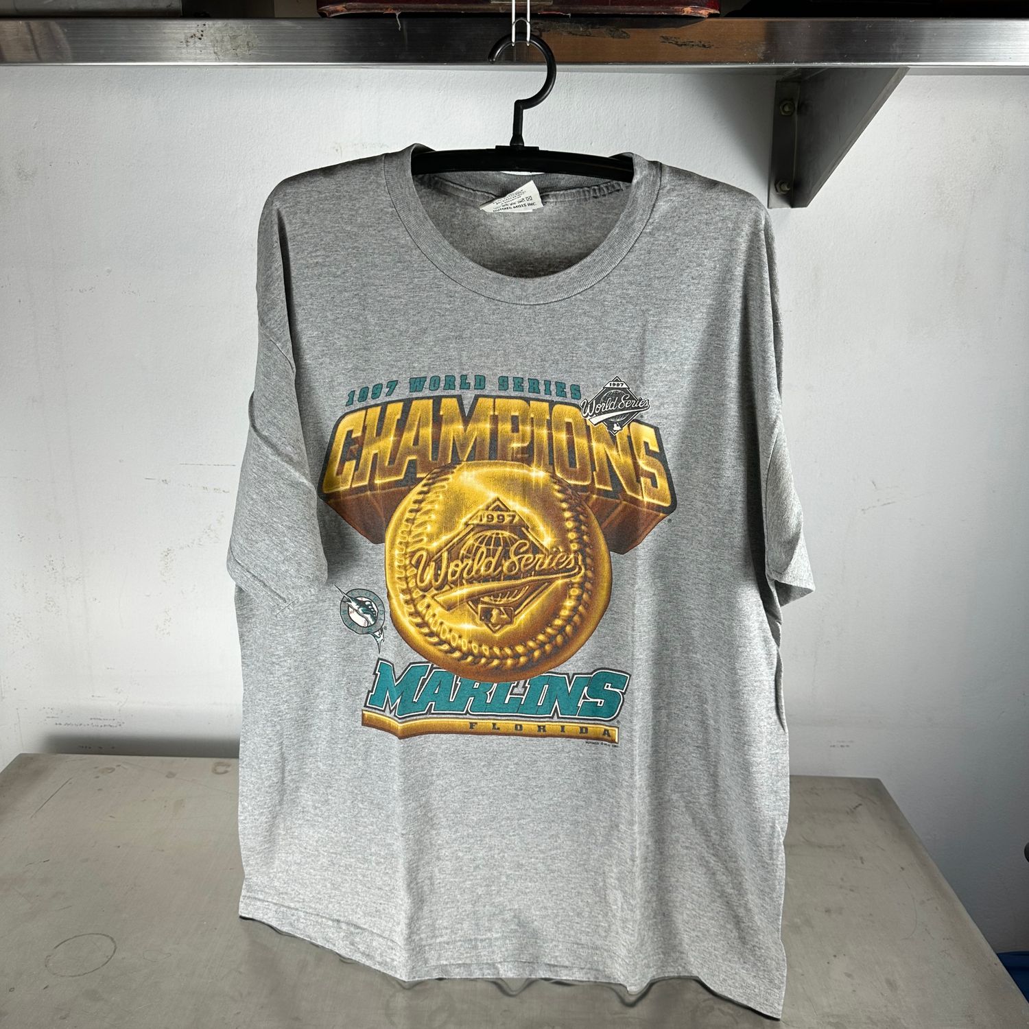 ​​Vintage 1997 Florida Marlins MLB World Champions Graphic T-shirt