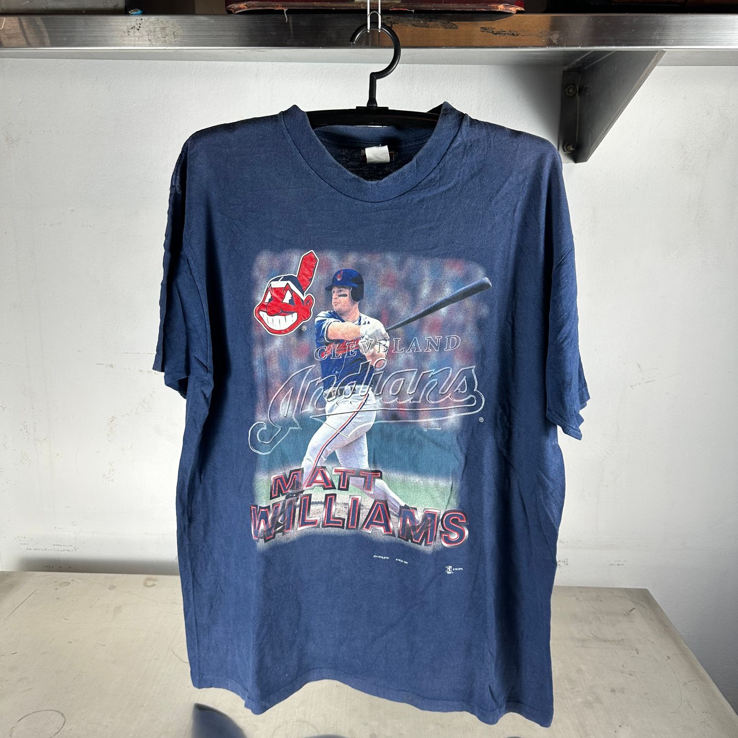 ​​Vintage 1997 Matt Williams Cleveland Indians MLB Graphic T-shirt
