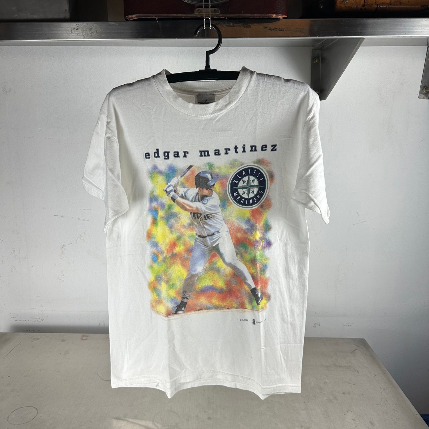 ​Vintage 1998 Edgar Martinez Seattle Mariners MLB Graphic T-shirt