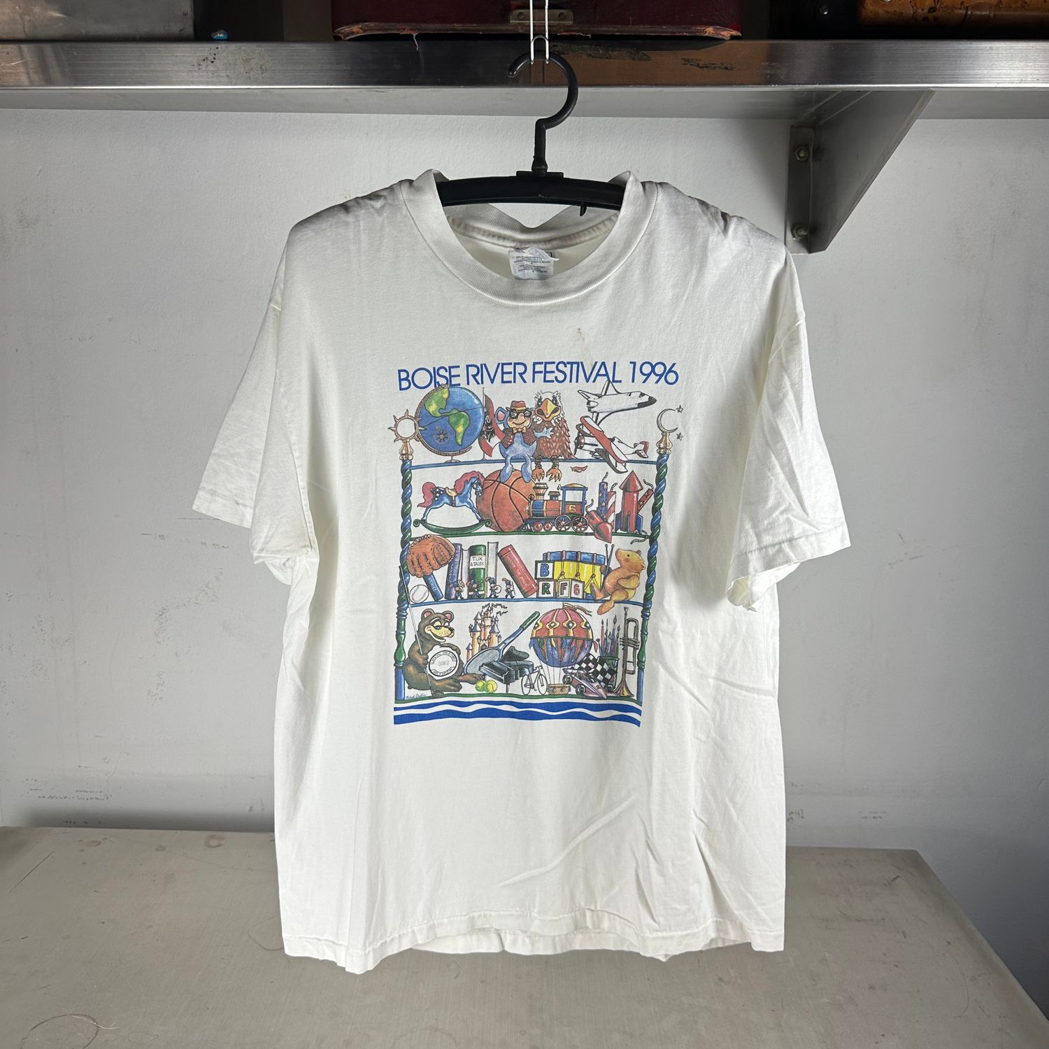 ​Vintage 1996 Boise River Festival Promo Artwork T-Shirt