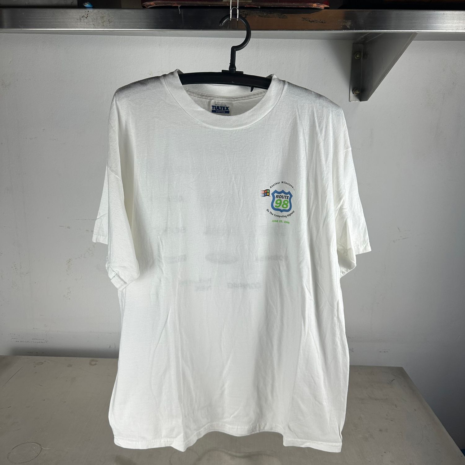 ​Vintage 1998 Microsoft Windows 98 Computing Highway T-Shirt