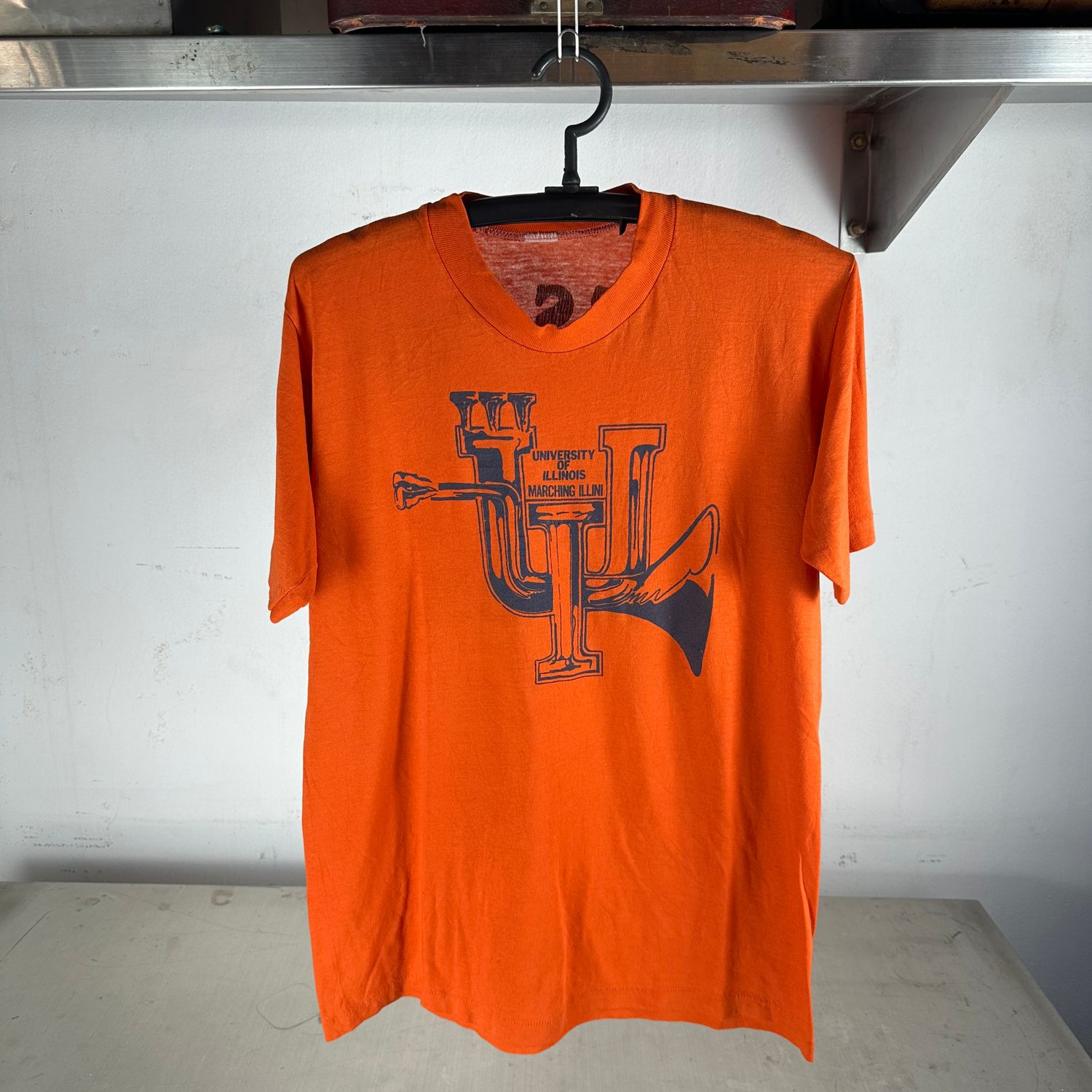 ​Vintage 80s Kiss My Brass University Of Illinois Marching Band T-Shirt