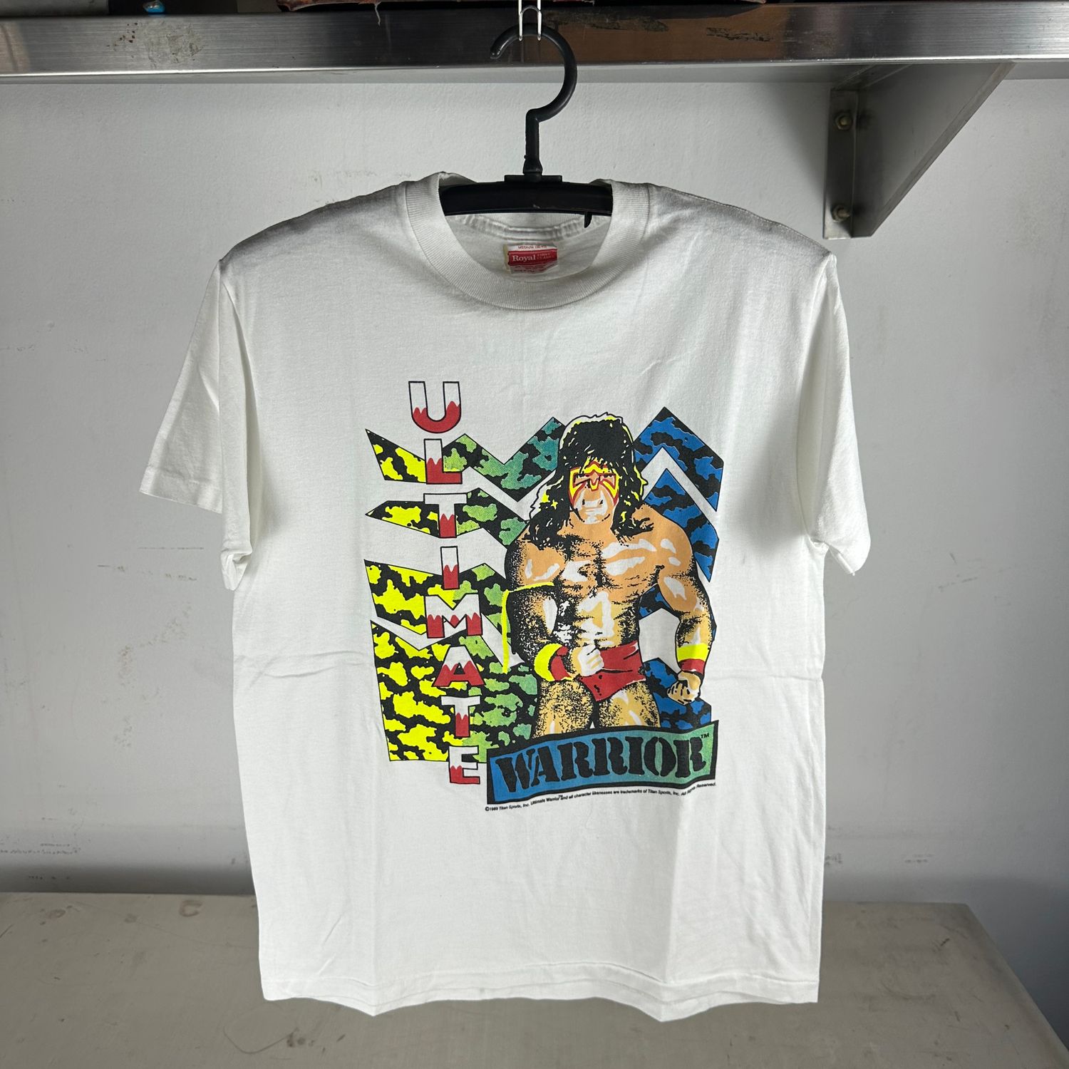 ​Vintage 1989 Ultimate Warrior WWF WWE Wrestling T-Shirt