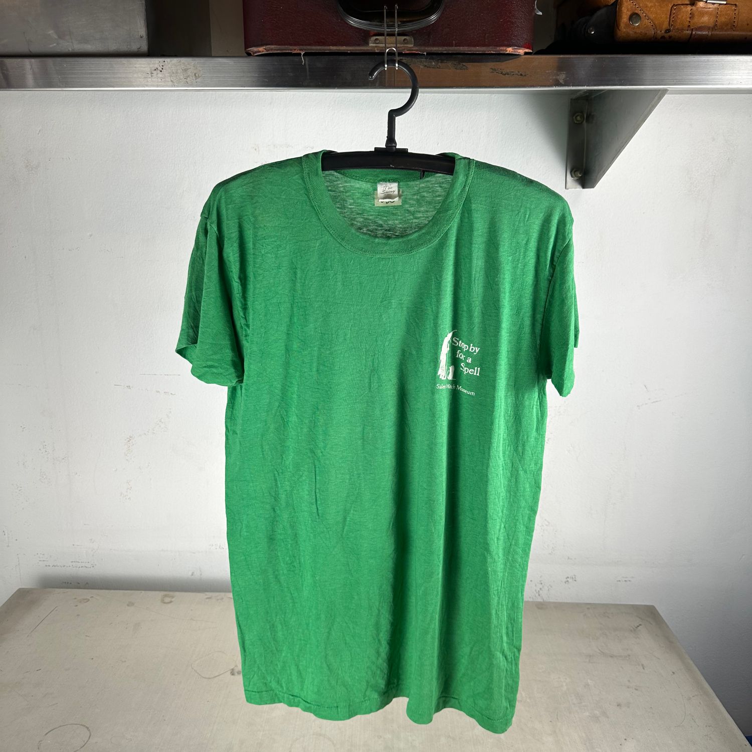 ​​​Vintage 80s Salem Witch Museum Stop By For A Spell T-Shirt