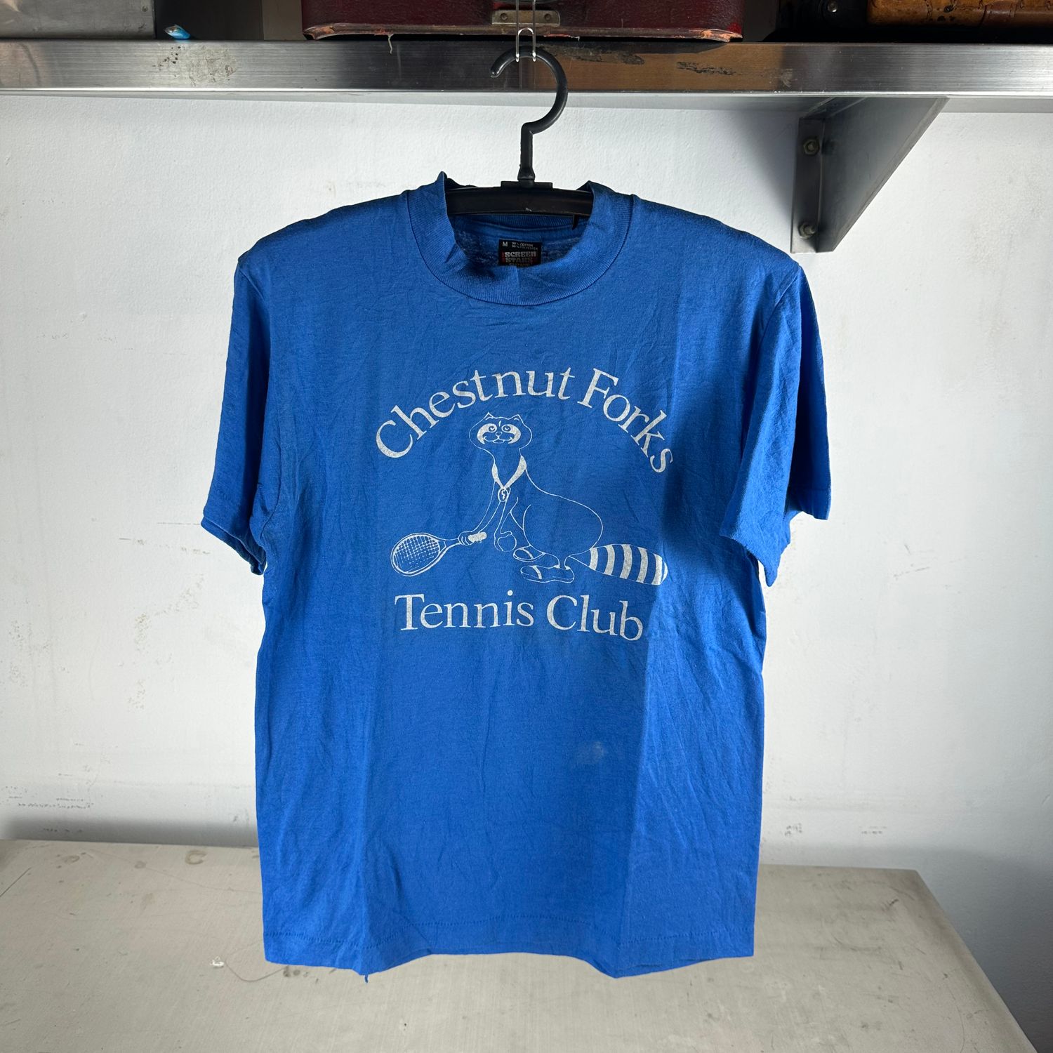 ​​Vintage 80s Chestnut Forks Tennis Club Graphic T-Shirt