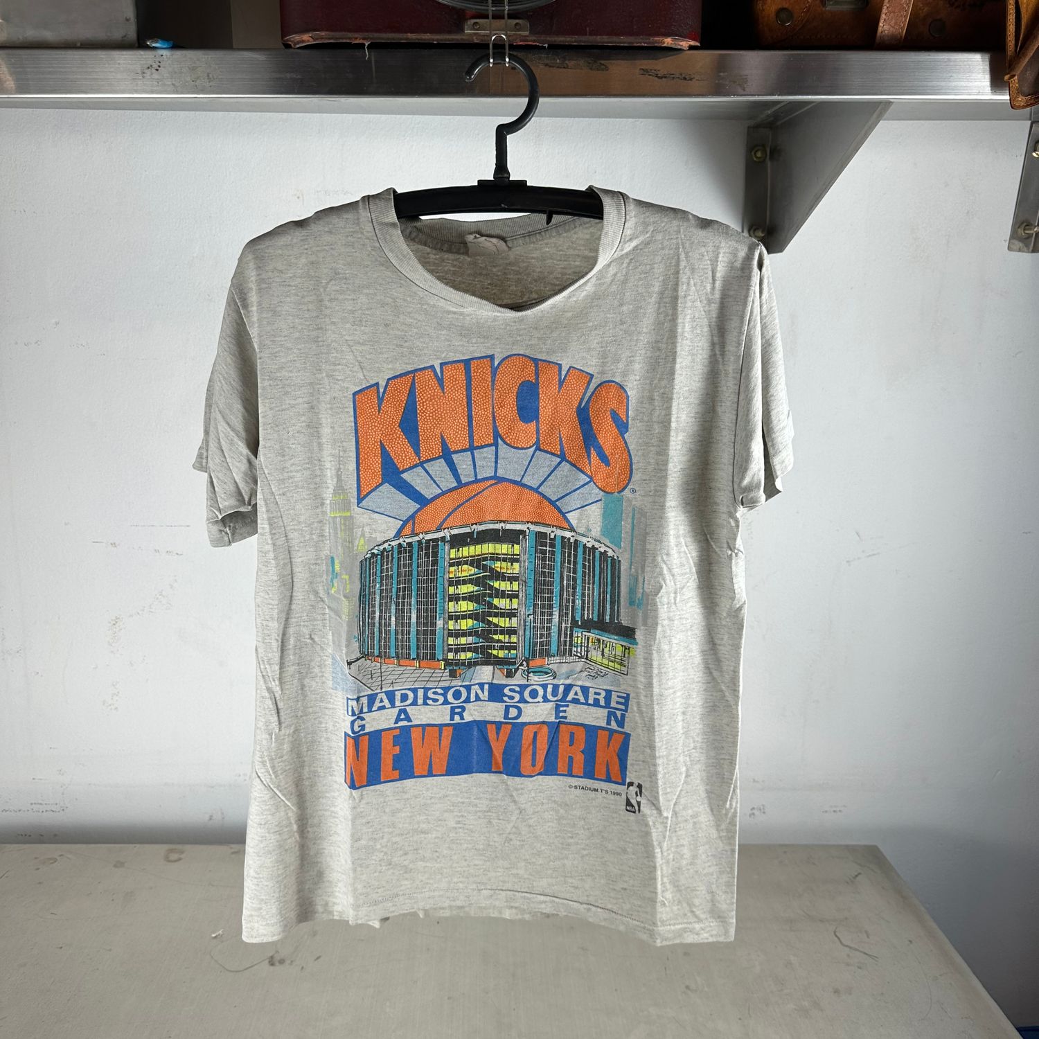 ​Vintage 1990 New York Knicks Madison Square Garden NBA  T-Shirt