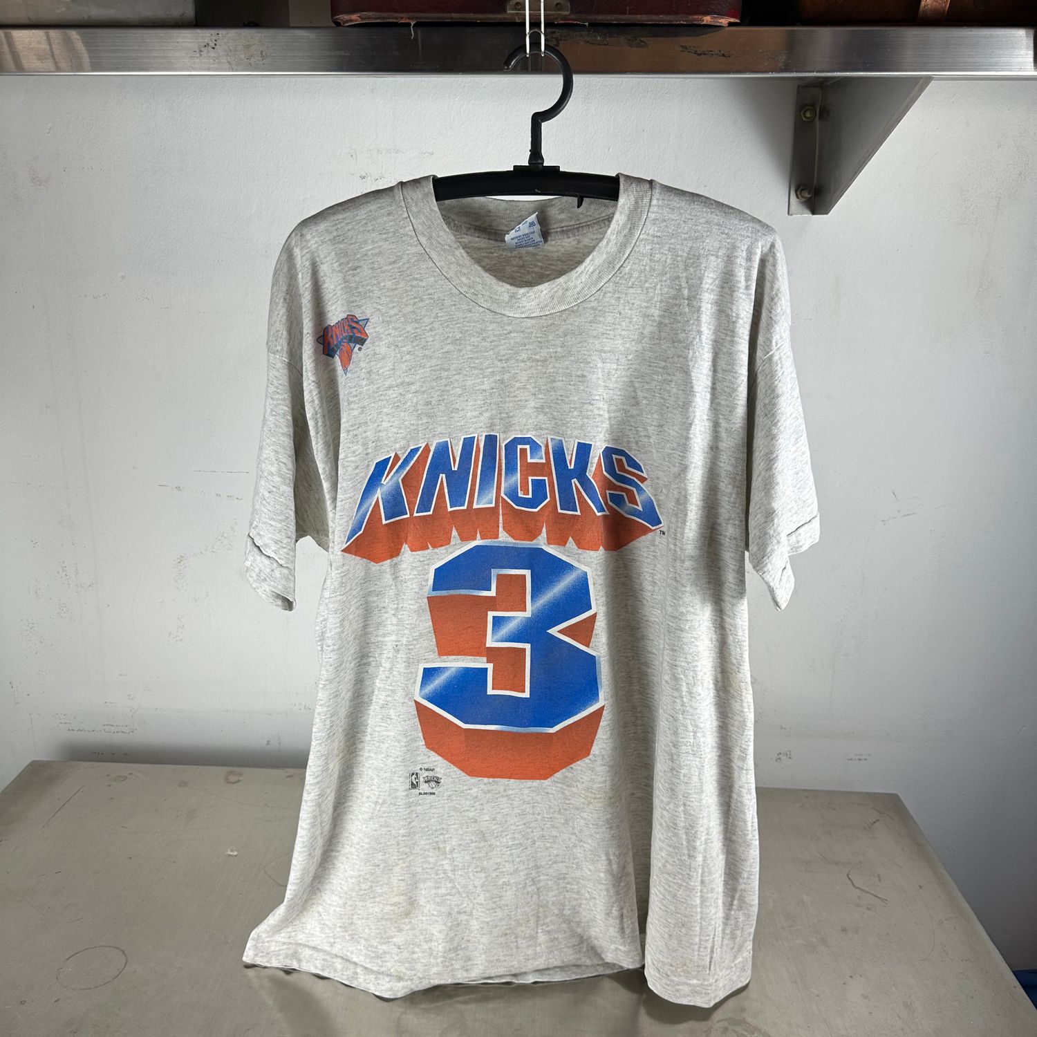 ​Vintage 90s New York Knicks John Starks NBA Salem Sportswear T-Shirt