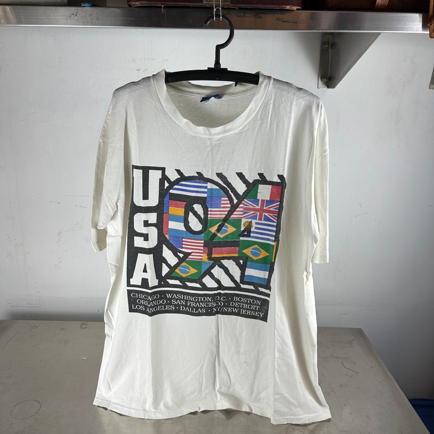 Vintage Umbro 1994 USA Soccer World Cup Promo T-Shirt