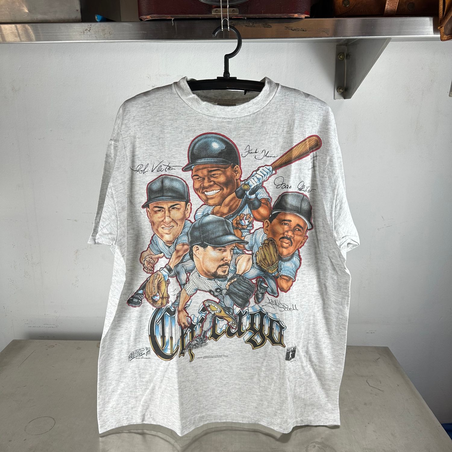 ​Vintage 90s Chicago White Sox MLB Baseball Caricature T-Shirt