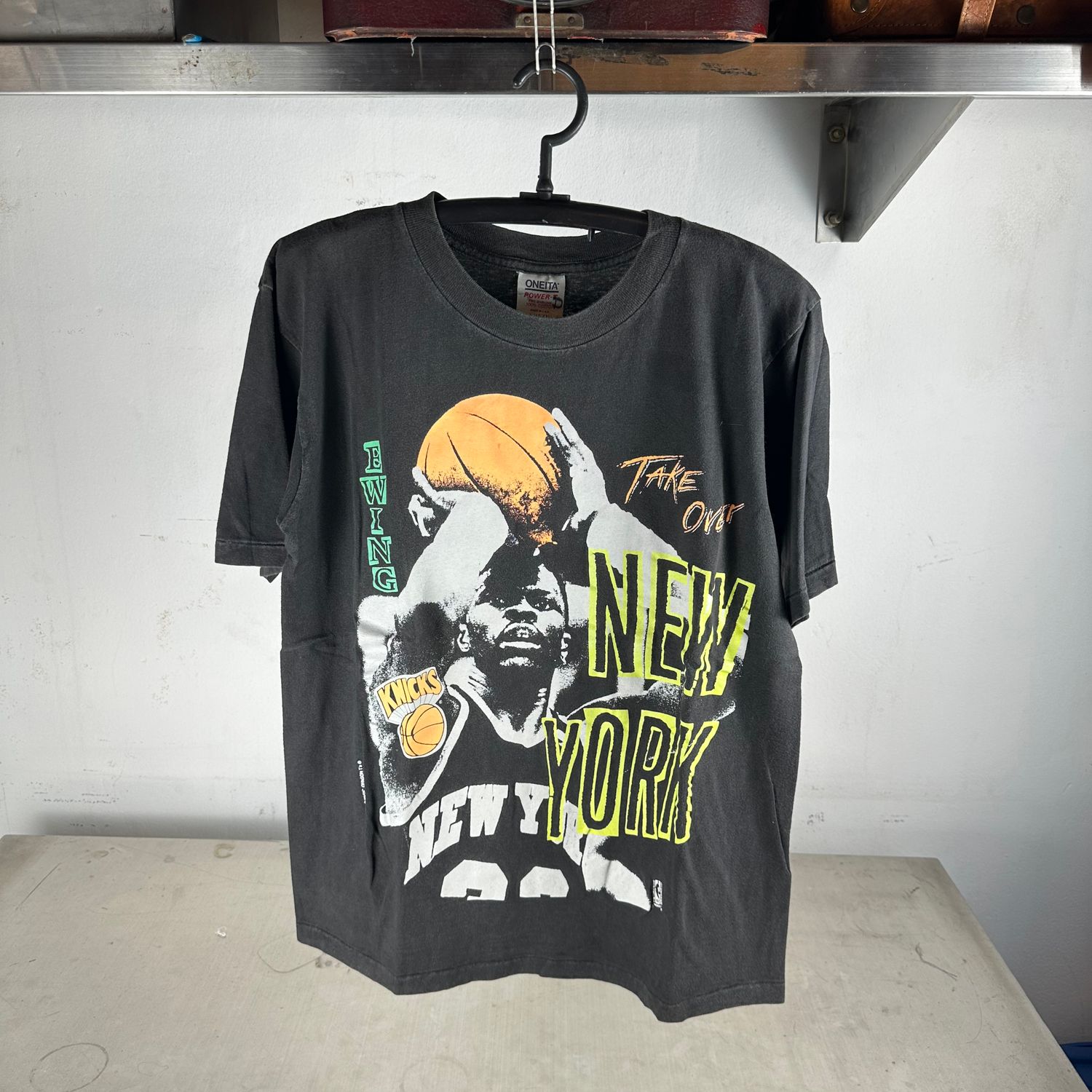 ​Vintage 90s Patrick Ewing New York Knicks Take Over NBA T-Shirt